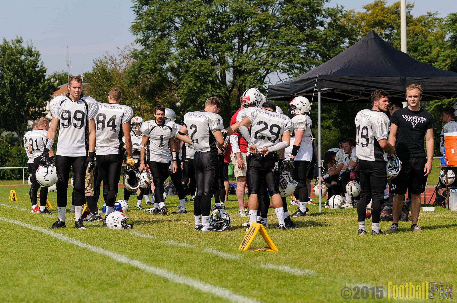 Langenfeld Longhorns vs. Aachen Vampires - 23.08.2015 RL NRW: Langenfeld Longhorns vs. Aachen Vampires (20:14)