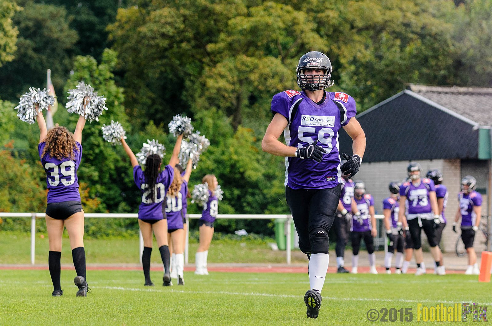 Langenfeld Longhorns vs. Aachen Vampires - 23.08.2015 RL NRW: Langenfeld Longhorns vs. Aachen Vampires (20:14)