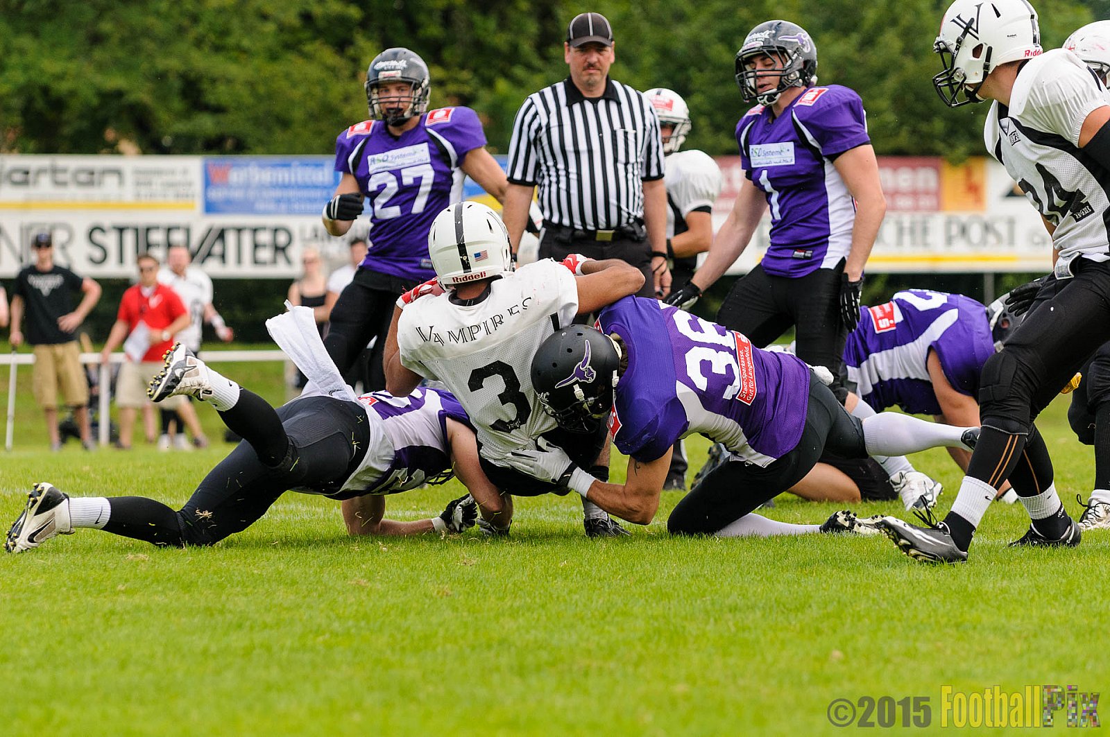 Langenfeld Longhorns vs. Aachen Vampires - 23.08.2015 RL NRW: Langenfeld Longhorns vs. Aachen Vampires (20:14)