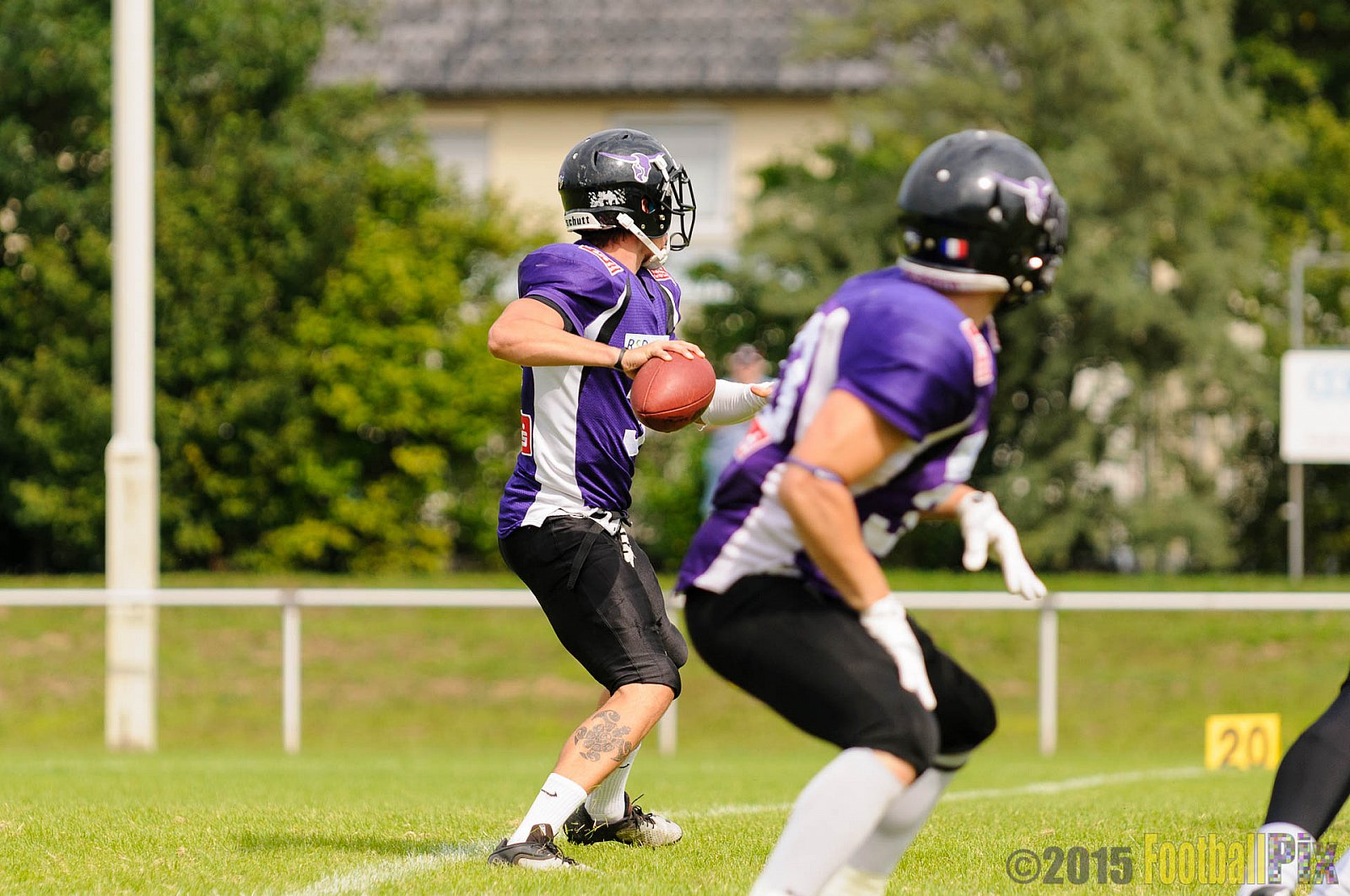 Langenfeld Longhorns vs. Aachen Vampires - 23.08.2015 RL NRW: Langenfeld Longhorns vs. Aachen Vampires (20:14)