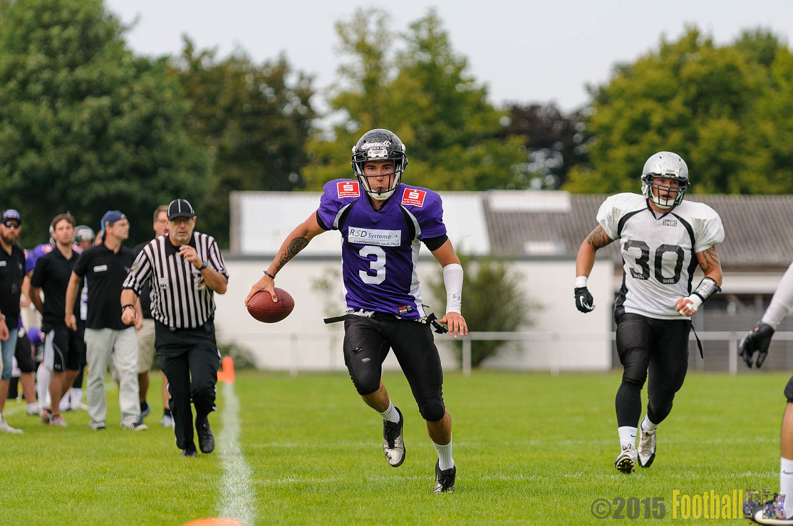 Langenfeld Longhorns vs. Aachen Vampires - 23.08.2015 RL NRW: Langenfeld Longhorns vs. Aachen Vampires (20:14)