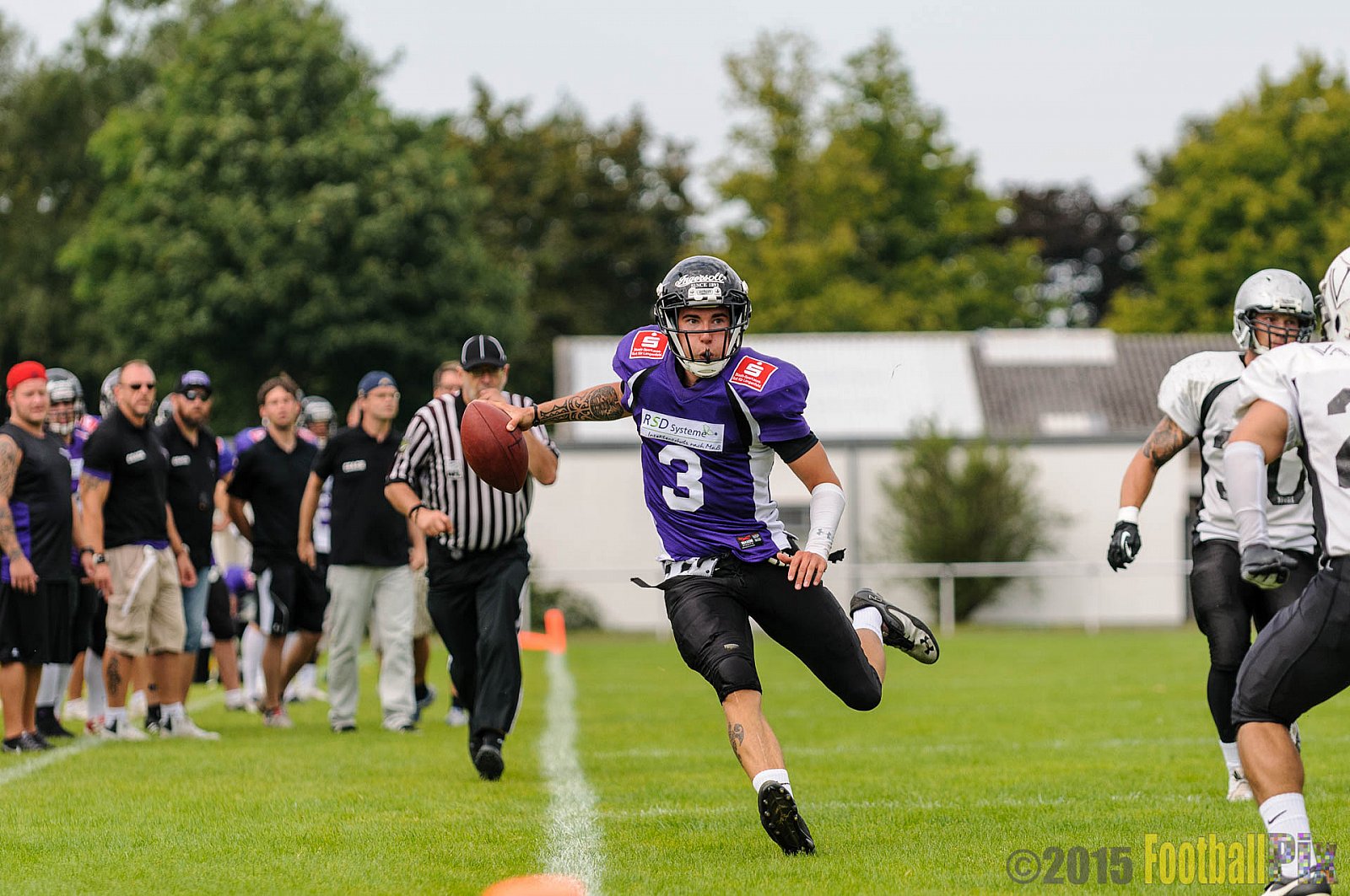 Langenfeld Longhorns vs. Aachen Vampires - 23.08.2015 RL NRW: Langenfeld Longhorns vs. Aachen Vampires (20:14)