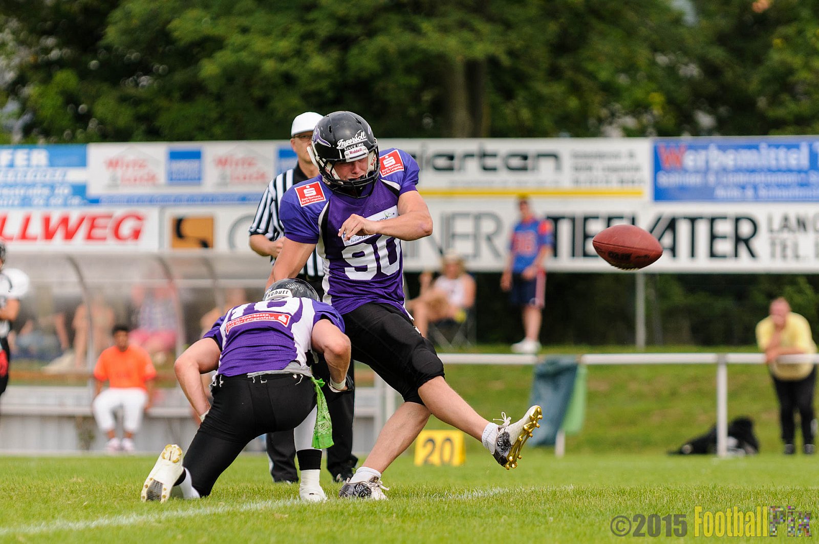 Langenfeld Longhorns vs. Aachen Vampires - 23.08.2015 RL NRW: Langenfeld Longhorns vs. Aachen Vampires (20:14)