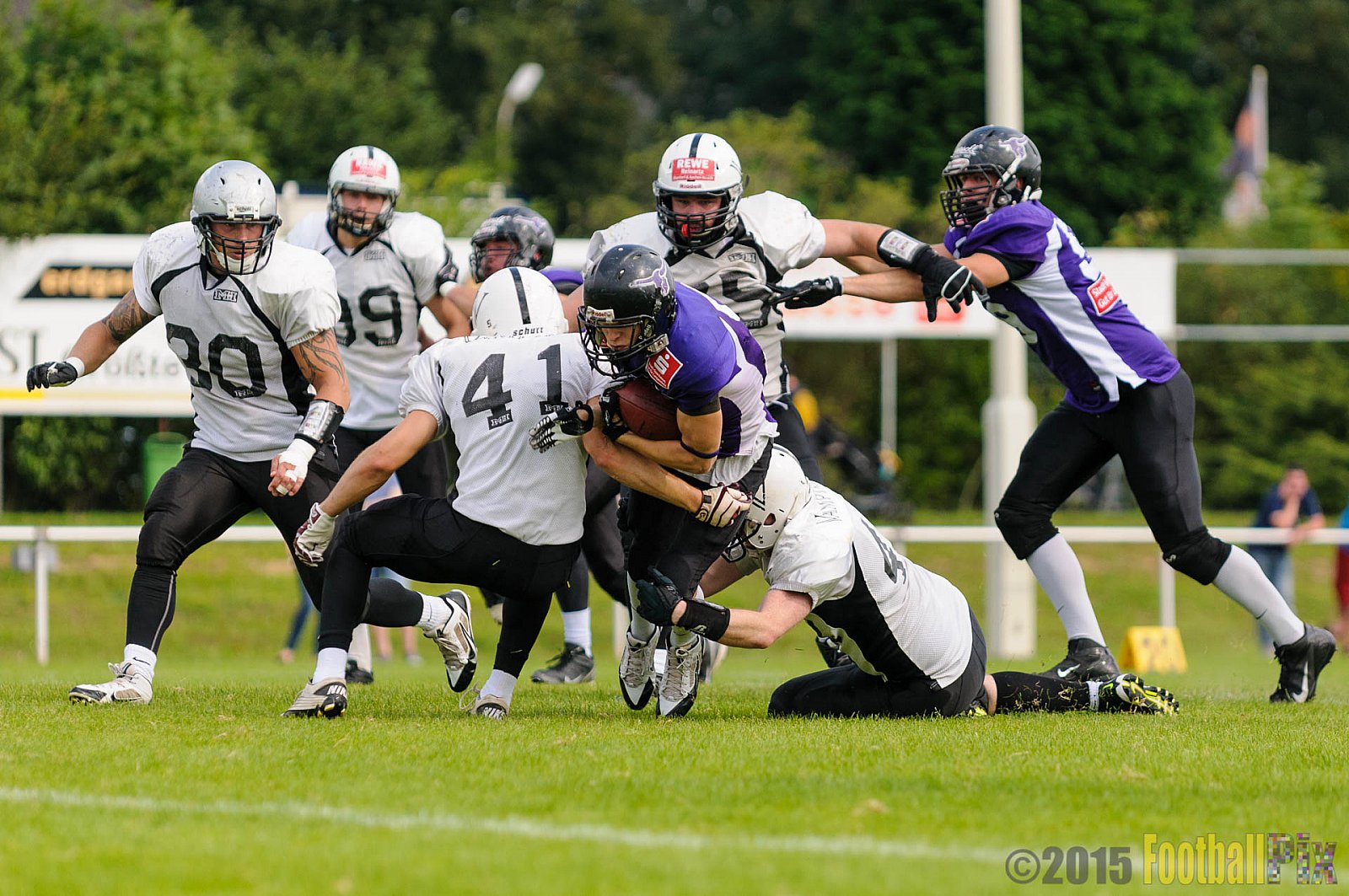 Langenfeld Longhorns vs. Aachen Vampires - 23.08.2015 RL NRW: Langenfeld Longhorns vs. Aachen Vampires (20:14)