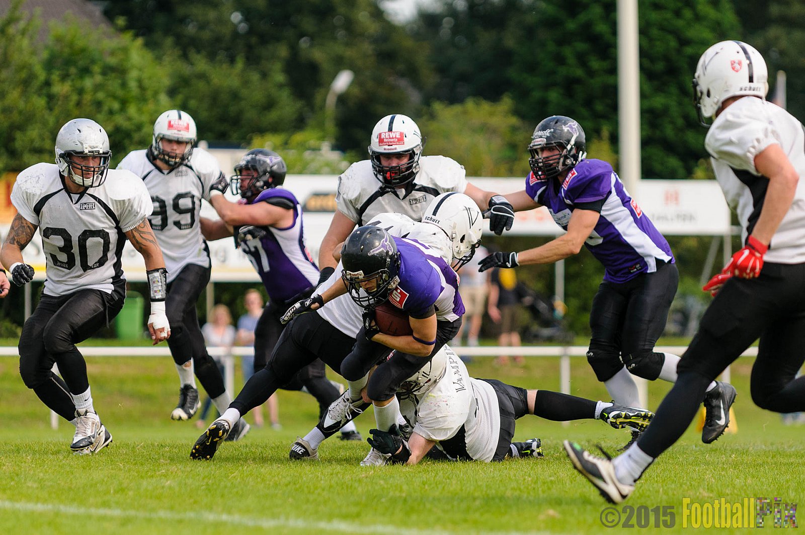Langenfeld Longhorns vs. Aachen Vampires - 23.08.2015 RL NRW: Langenfeld Longhorns vs. Aachen Vampires (20:14)