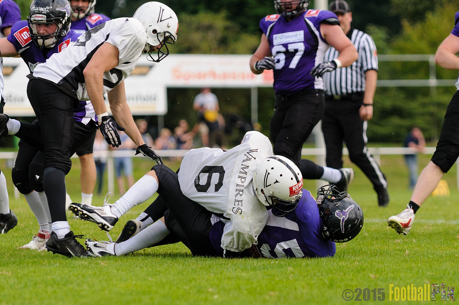 Langenfeld Longhorns vs. Aachen Vampires - 23.08.2015 RL NRW: Langenfeld Longhorns vs. Aachen Vampires (20:14)