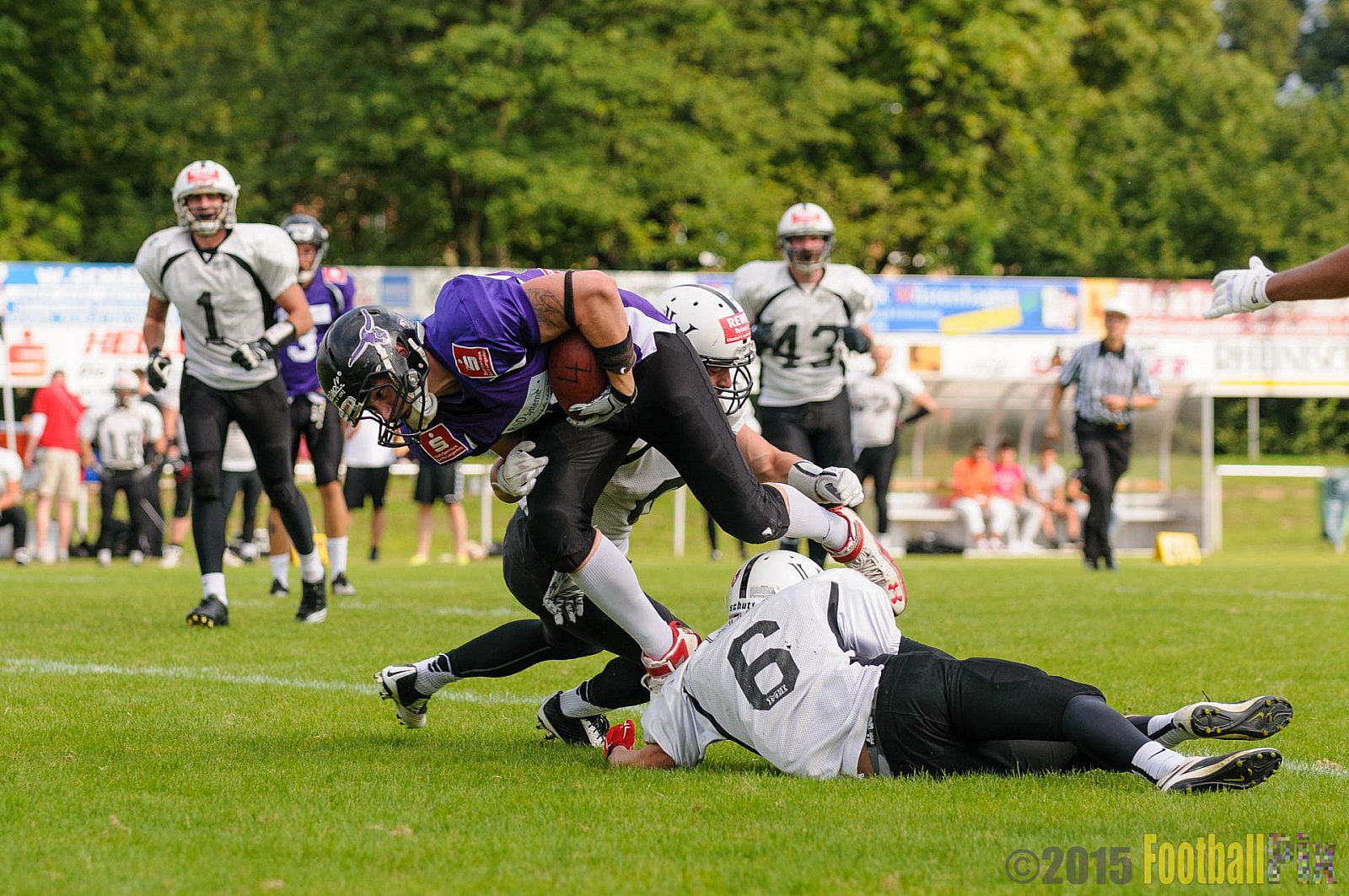 Langenfeld Longhorns vs. Aachen Vampires - 23.08.2015 RL NRW: Langenfeld Longhorns vs. Aachen Vampires (20:14)