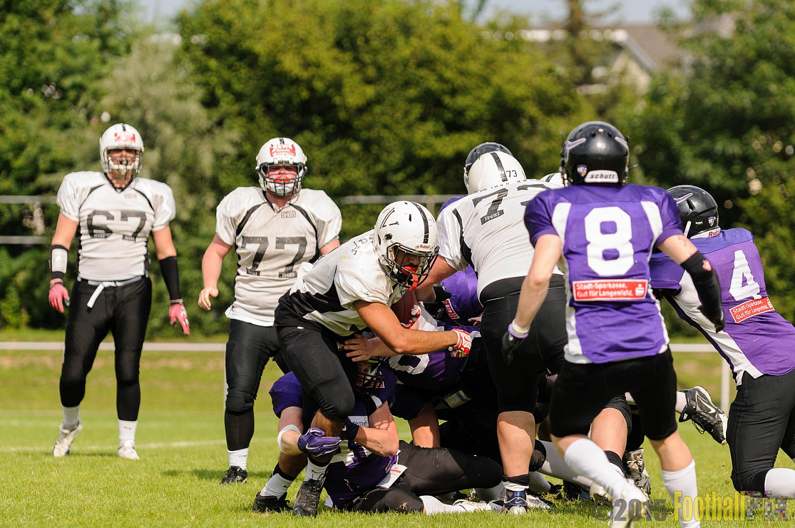 Langenfeld Longhorns vs. Aachen Vampires - 23.08.2015 RL NRW: Langenfeld Longhorns vs. Aachen Vampires (20:14)