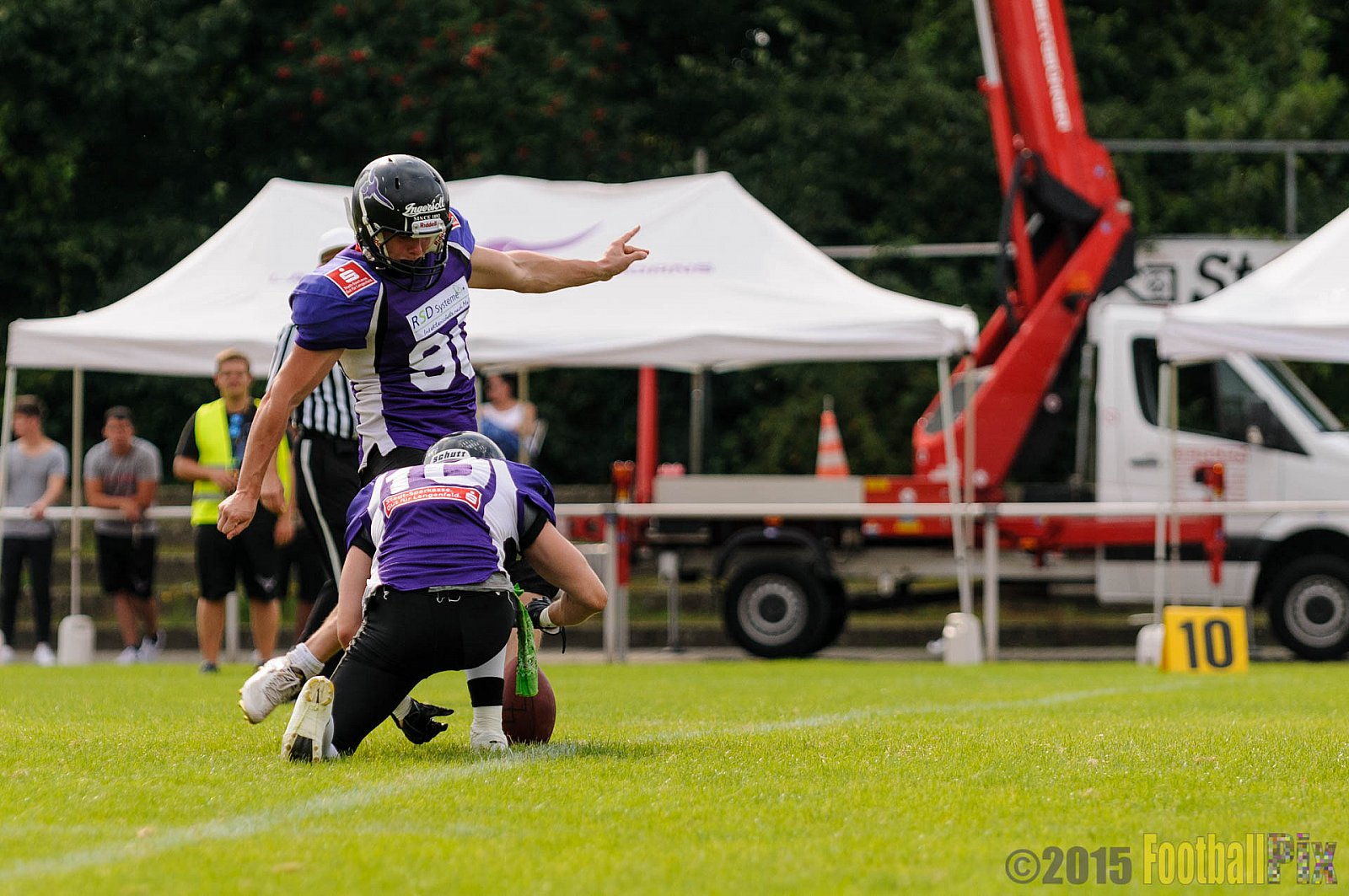 Langenfeld Longhorns vs. Aachen Vampires - 23.08.2015 RL NRW: Langenfeld Longhorns vs. Aachen Vampires (20:14)