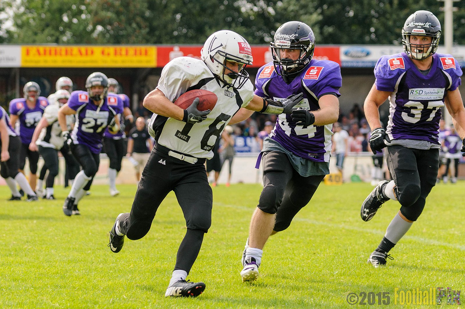 Langenfeld Longhorns vs. Aachen Vampires - 23.08.2015 RL NRW: Langenfeld Longhorns vs. Aachen Vampires (20:14)