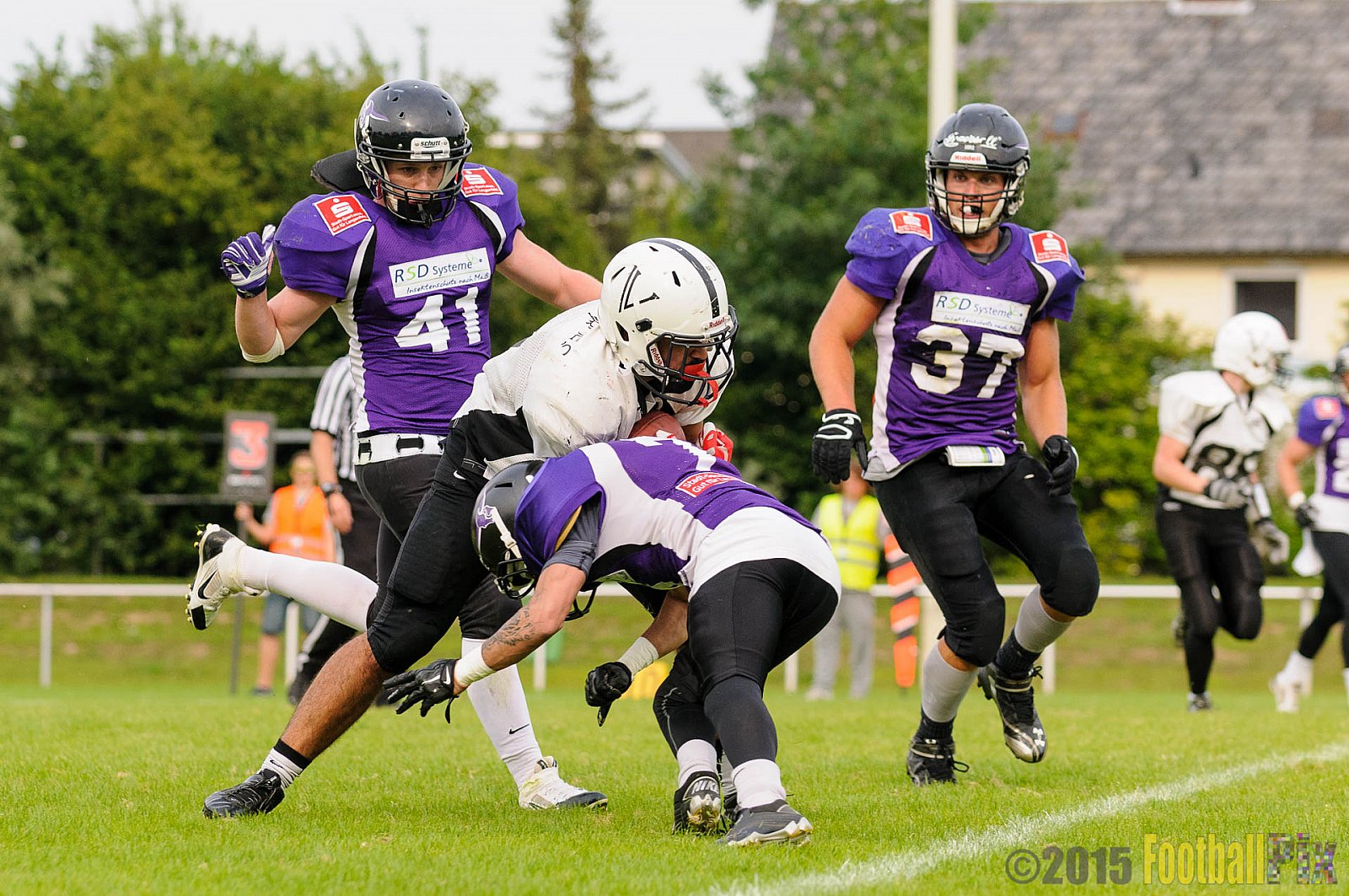 Langenfeld Longhorns vs. Aachen Vampires - 23.08.2015 RL NRW: Langenfeld Longhorns vs. Aachen Vampires (20:14)