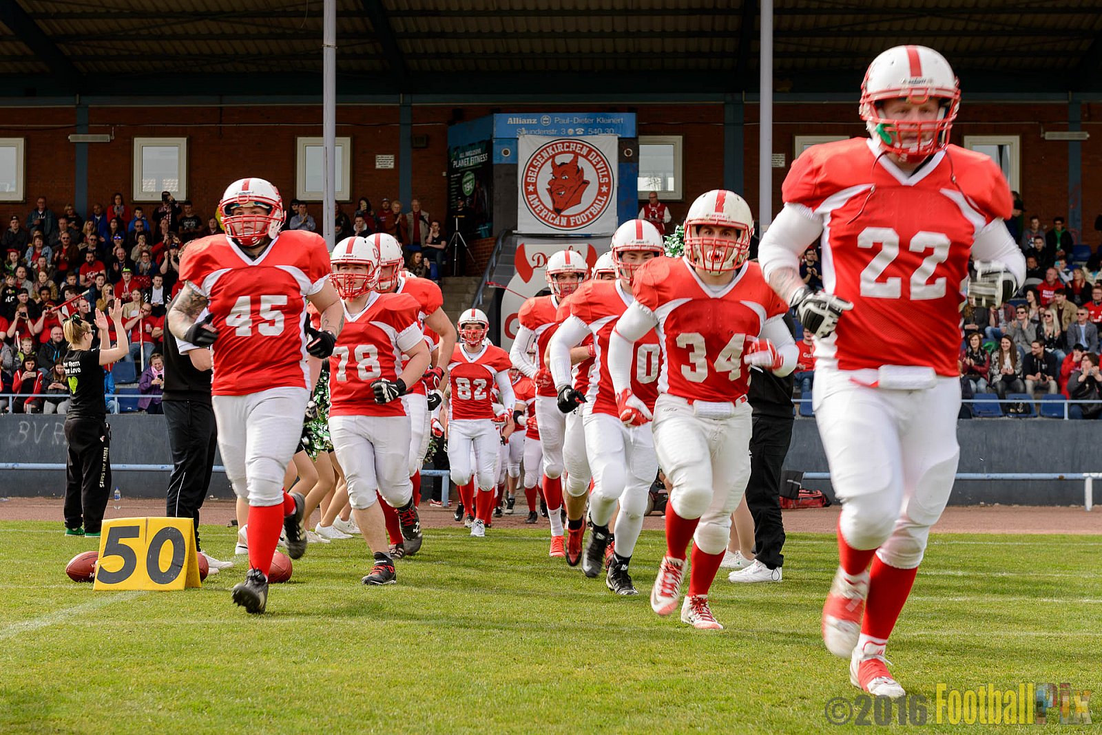 Pre-Season Game Gelsenkirchen Devils vs. Trier Stampers - 02.04.2016 Pre-Season Game: Gelsenkirchen Devils vs. Trier Stampers (34:6)