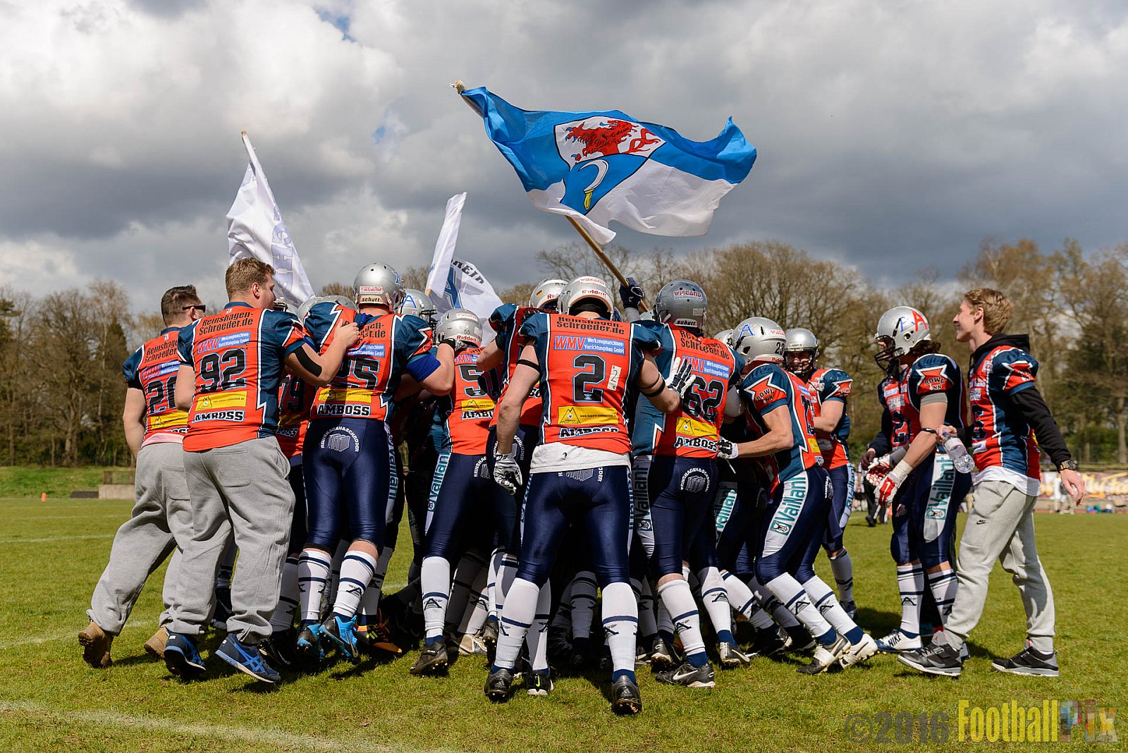 Remscheid Amboss vs. Langenfeld Longhorns - 17.04.2016 RL NRW: Remscheid Amboss vs. Langenfeld Longhorns (32:24)