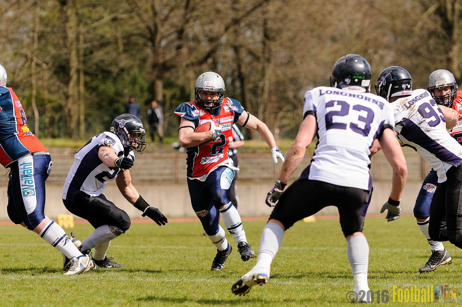 Remscheid Amboss vs. Langenfeld Longhorns - 17.04.2016 RL NRW: Remscheid Amboss vs. Langenfeld Longhorns (32:24)