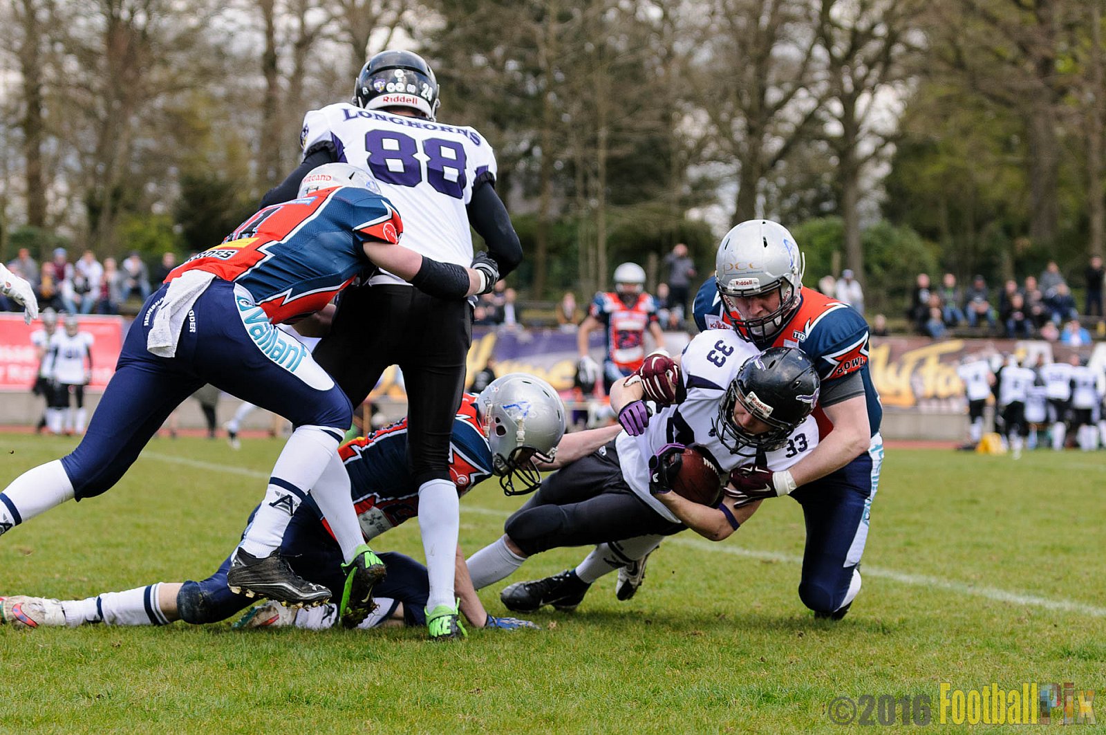 Remscheid Amboss vs. Langenfeld Longhorns - 17.04.2016 RL NRW: Remscheid Amboss vs. Langenfeld Longhorns (32:24)