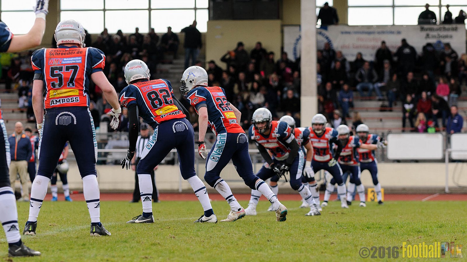 Remscheid Amboss vs. Langenfeld Longhorns - 17.04.2016 RL NRW: Remscheid Amboss vs. Langenfeld Longhorns (32:24)