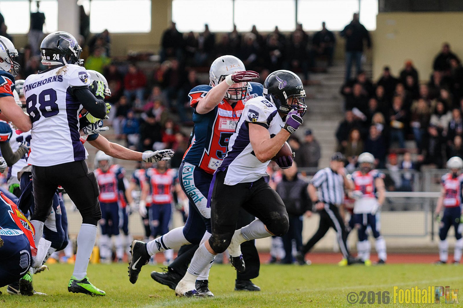 Remscheid Amboss vs. Langenfeld Longhorns - 17.04.2016 RL NRW: Remscheid Amboss vs. Langenfeld Longhorns (32:24)
