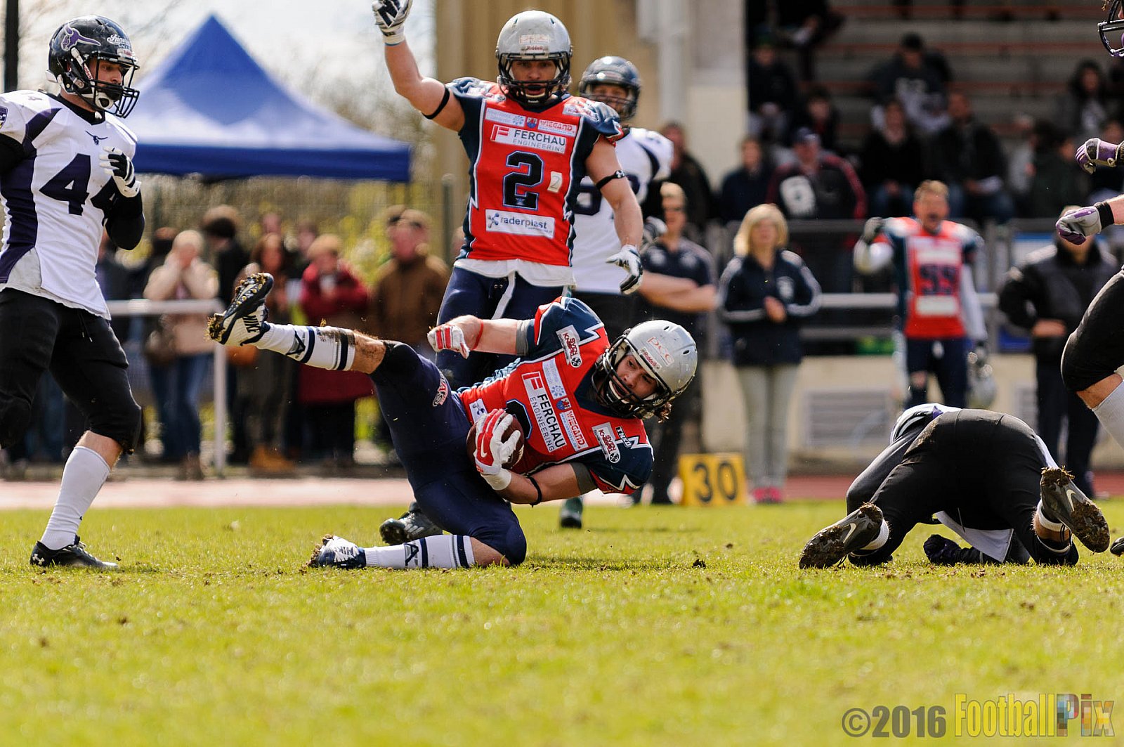 Remscheid Amboss vs. Langenfeld Longhorns - 17.04.2016 RL NRW: Remscheid Amboss vs. Langenfeld Longhorns (32:24)
