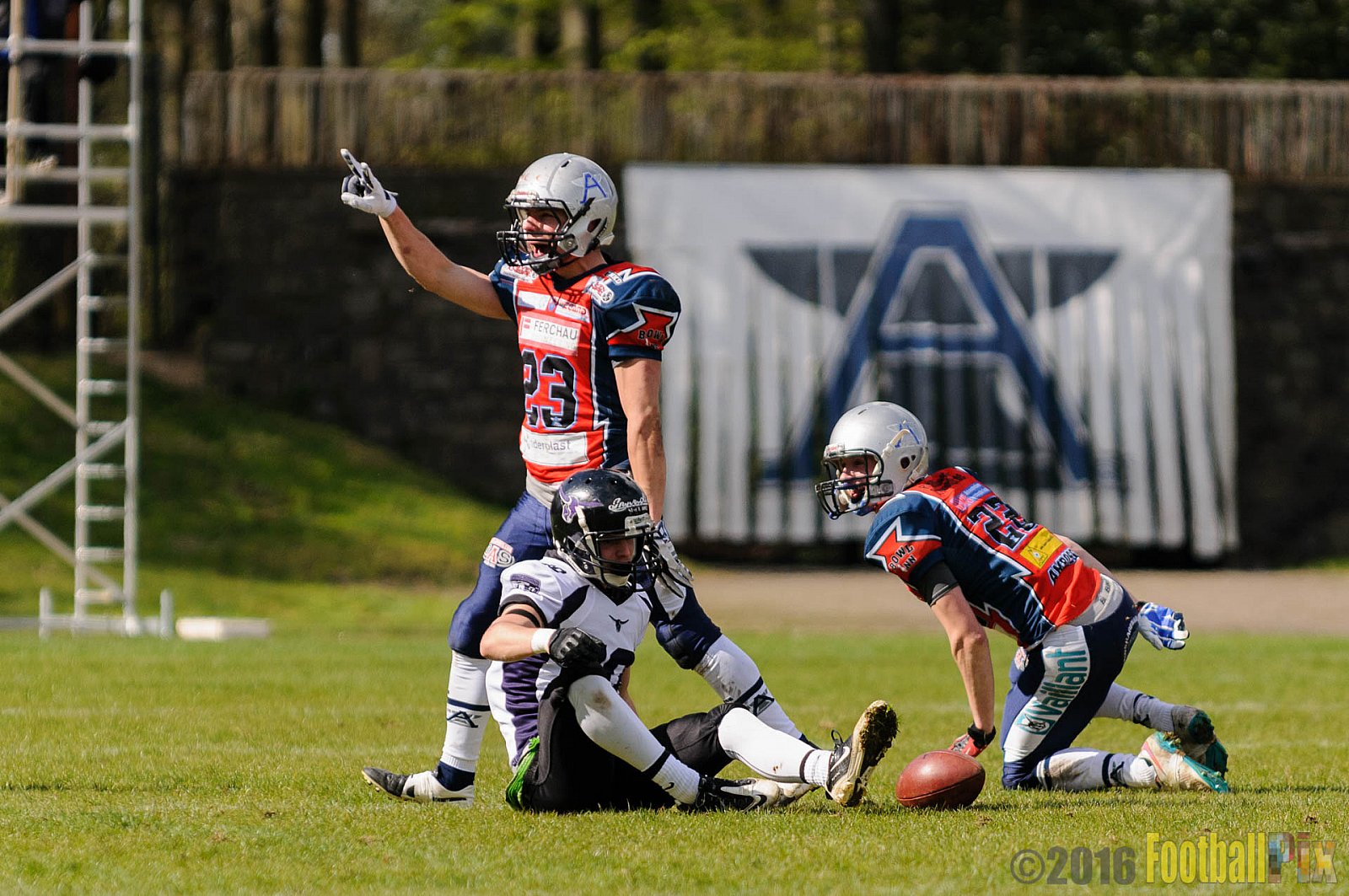 Remscheid Amboss vs. Langenfeld Longhorns - 17.04.2016 RL NRW: Remscheid Amboss vs. Langenfeld Longhorns (32:24)