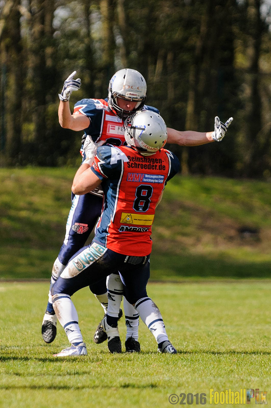 Remscheid Amboss vs. Langenfeld Longhorns - 17.04.2016 RL NRW: Remscheid Amboss vs. Langenfeld Longhorns (32:24)