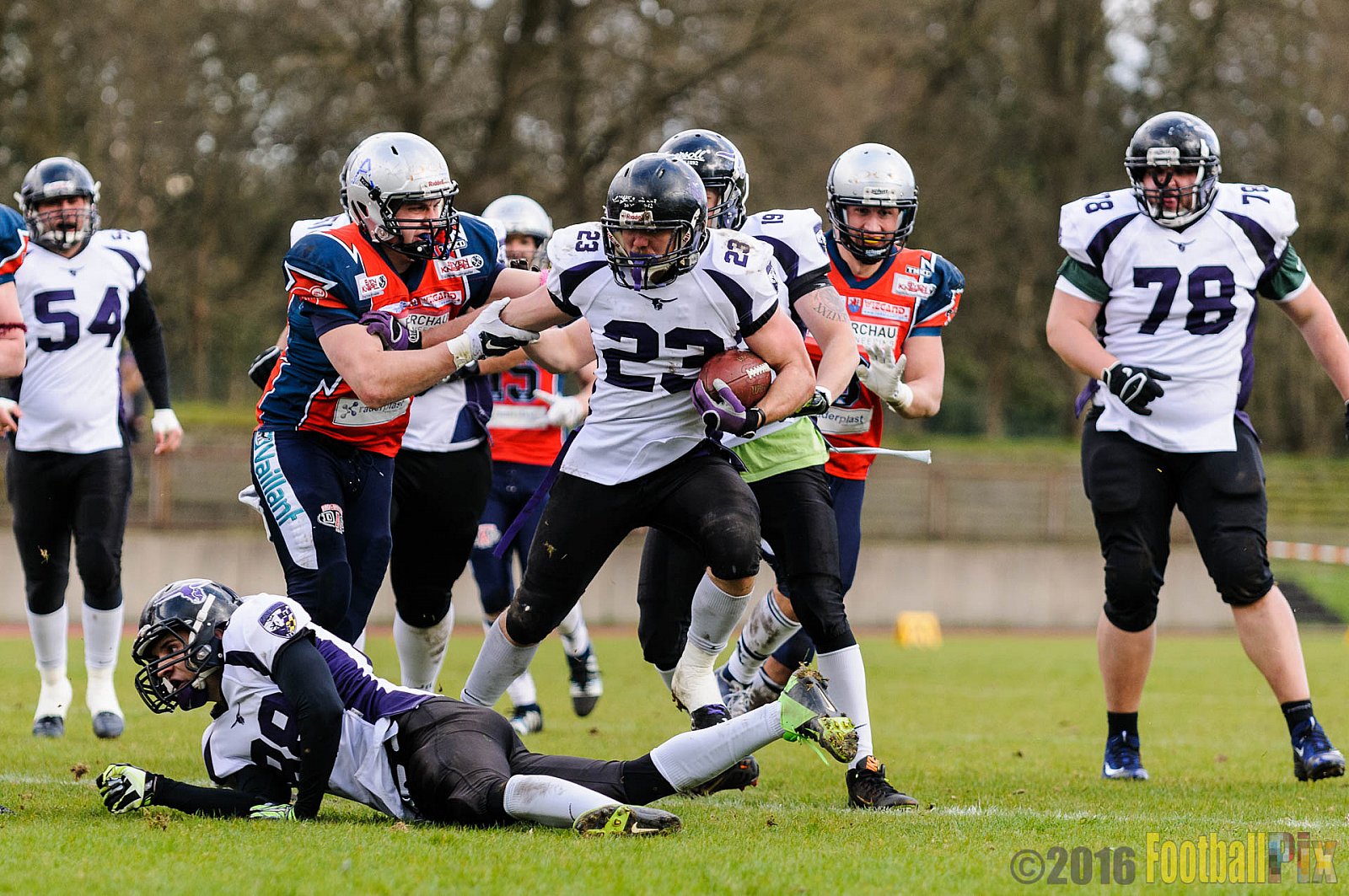 Remscheid Amboss vs. Langenfeld Longhorns - 17.04.2016 RL NRW: Remscheid Amboss vs. Langenfeld Longhorns (32:24)