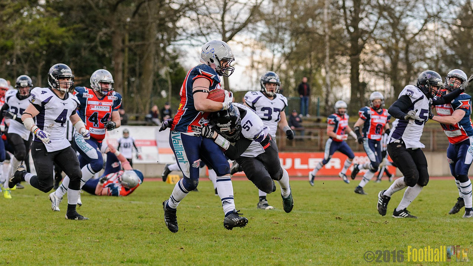 Remscheid Amboss vs. Langenfeld Longhorns - 17.04.2016 RL NRW: Remscheid Amboss vs. Langenfeld Longhorns (32:24)