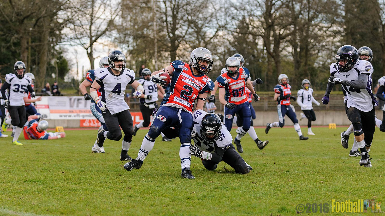 Remscheid Amboss vs. Langenfeld Longhorns - 17.04.2016 RL NRW: Remscheid Amboss vs. Langenfeld Longhorns (32:24)