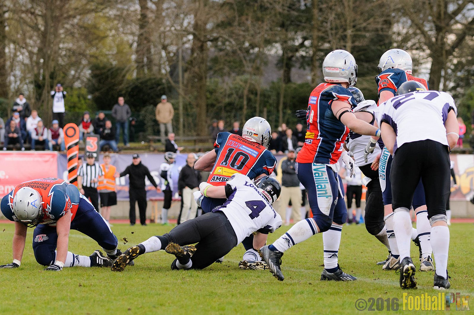 Remscheid Amboss vs. Langenfeld Longhorns - 17.04.2016 RL NRW: Remscheid Amboss vs. Langenfeld Longhorns (32:24)
