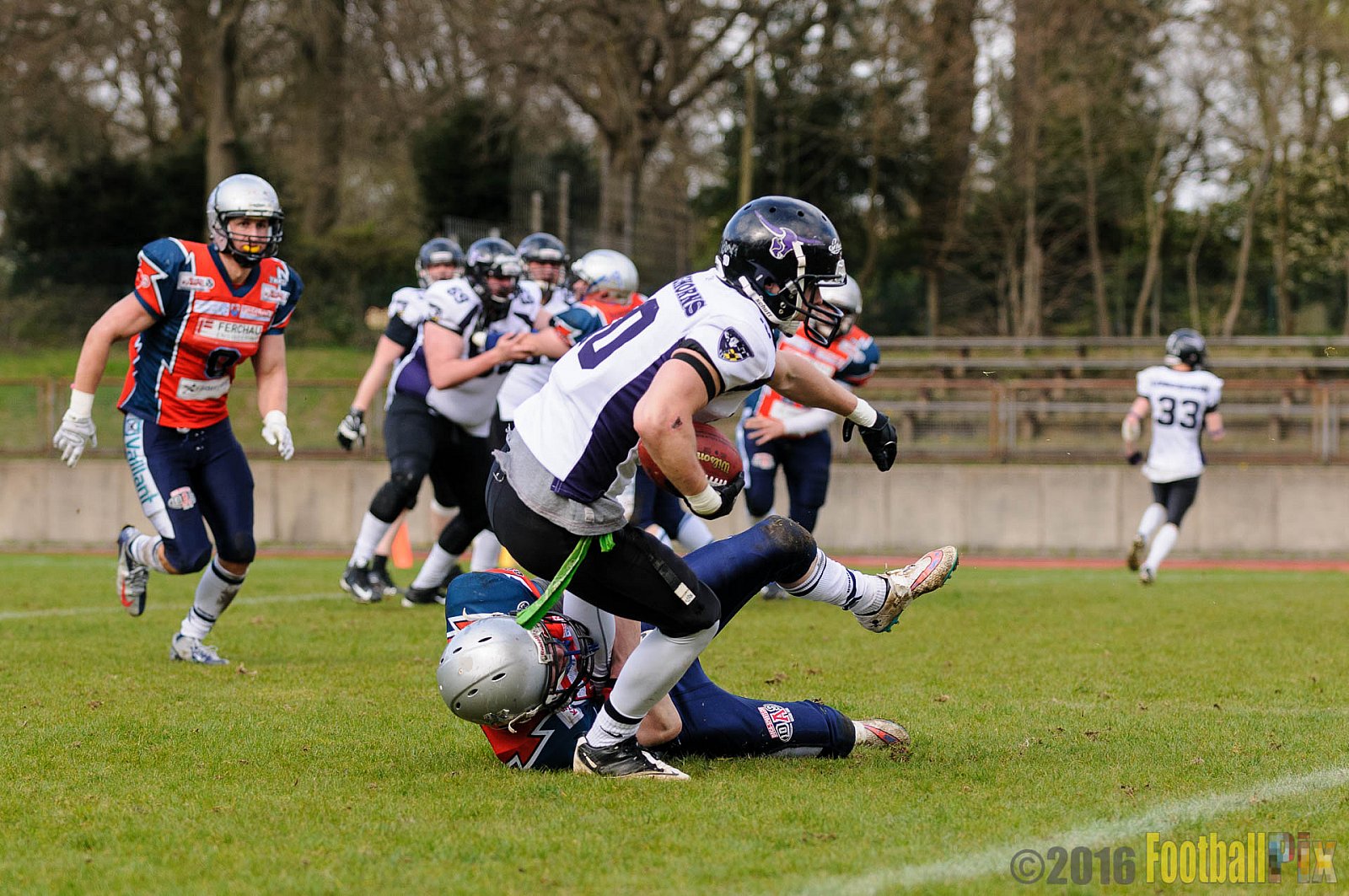 Remscheid Amboss vs. Langenfeld Longhorns - 17.04.2016 RL NRW: Remscheid Amboss vs. Langenfeld Longhorns (32:24)