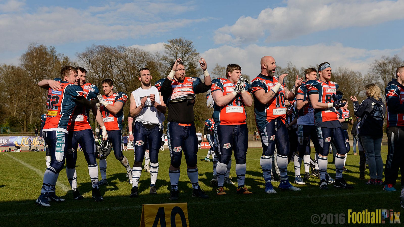Remscheid Amboss vs. Langenfeld Longhorns - 17.04.2016 RL NRW: Remscheid Amboss vs. Langenfeld Longhorns (32:24)