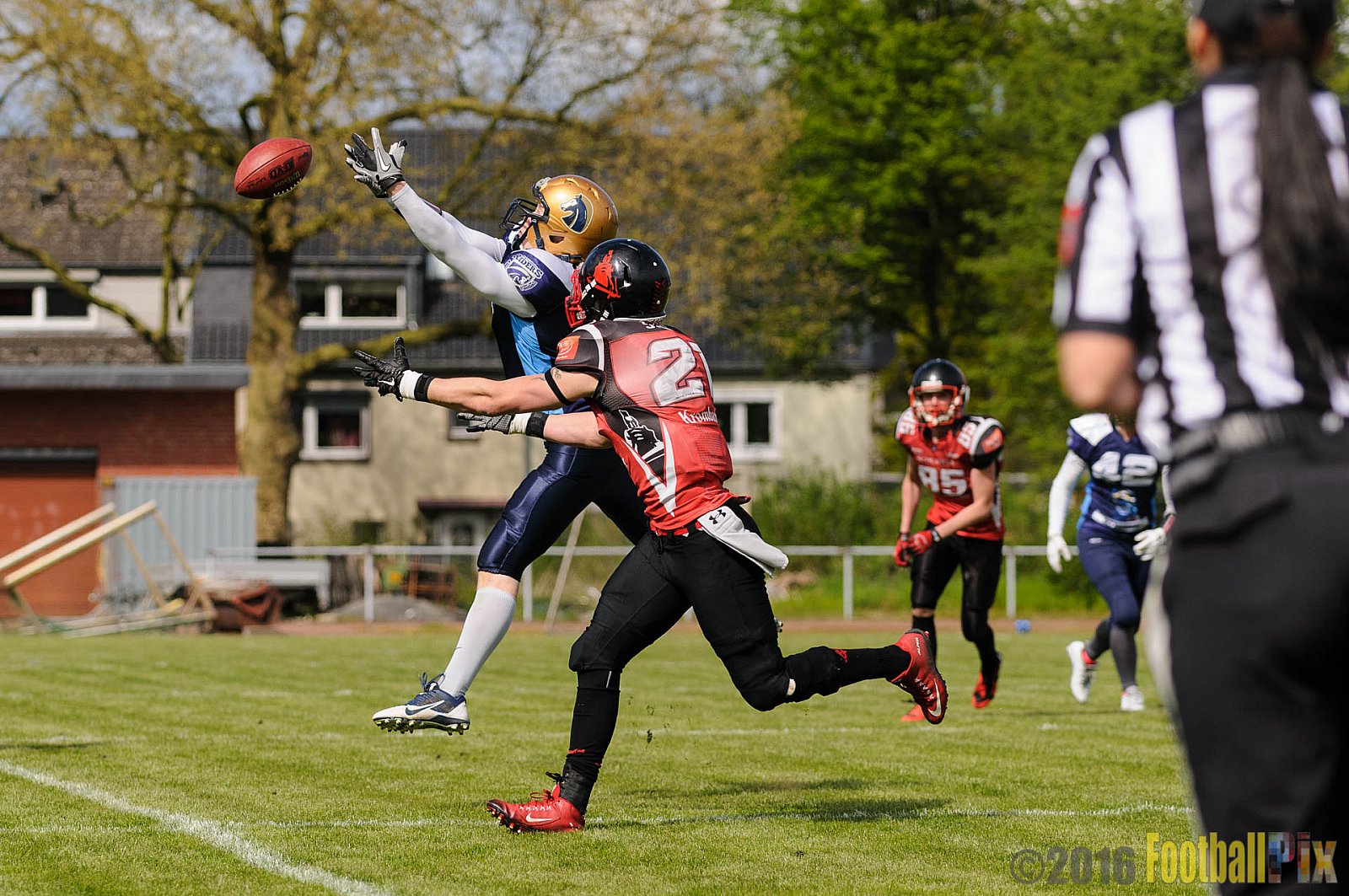 Schiefbahn Riders vs. Siegen Sentinels - 23.04.2016 OL NRW: Schiefbahn Riders vs. Siegen Sentinels (30:33)