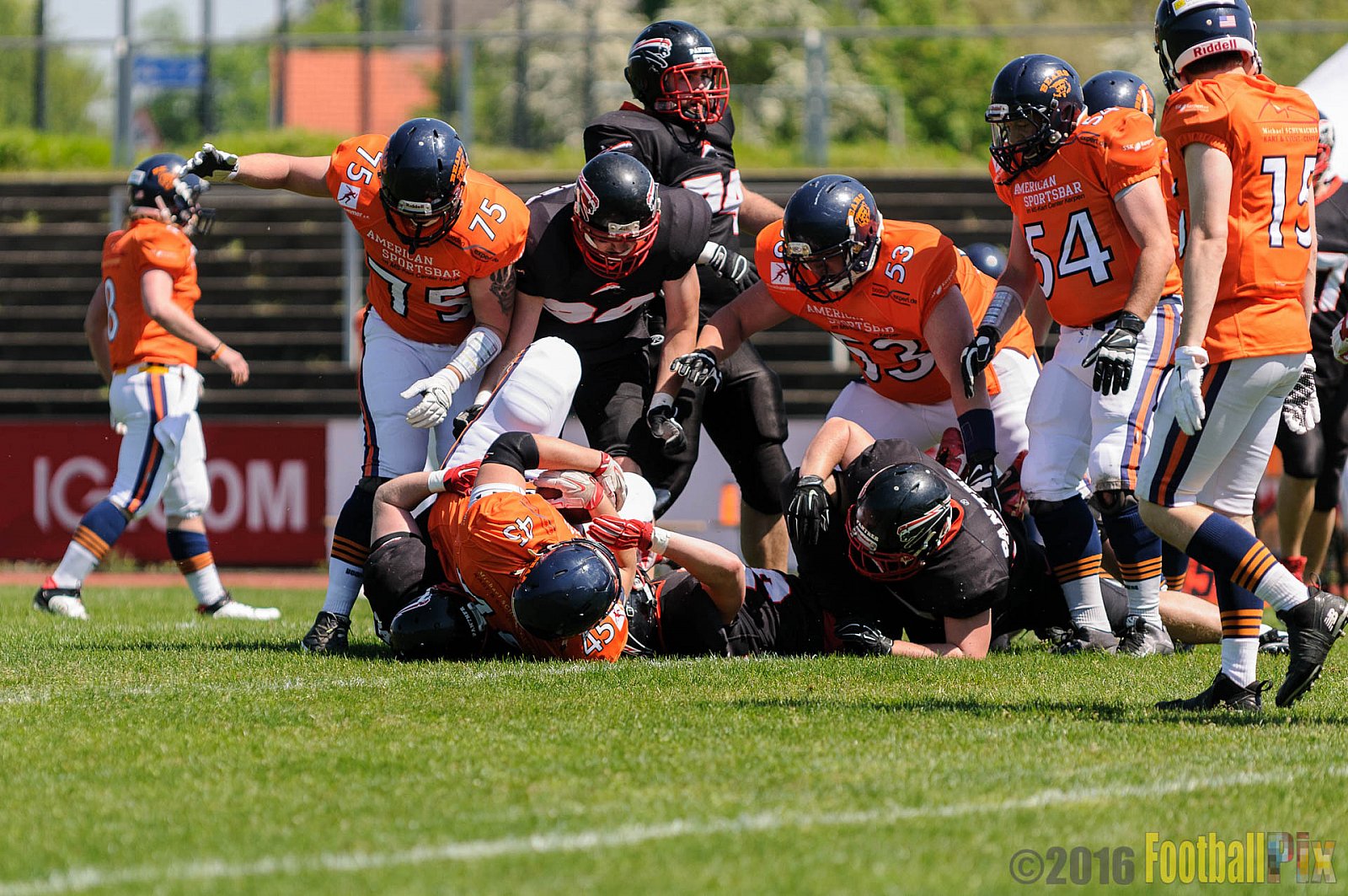 Düsseldorf Panther Prospects vs. Kerpen Bears - 08.05.2016 VL NRW: Düsseldorf Panther Prospects vs. Kerpen Bears (7:34)