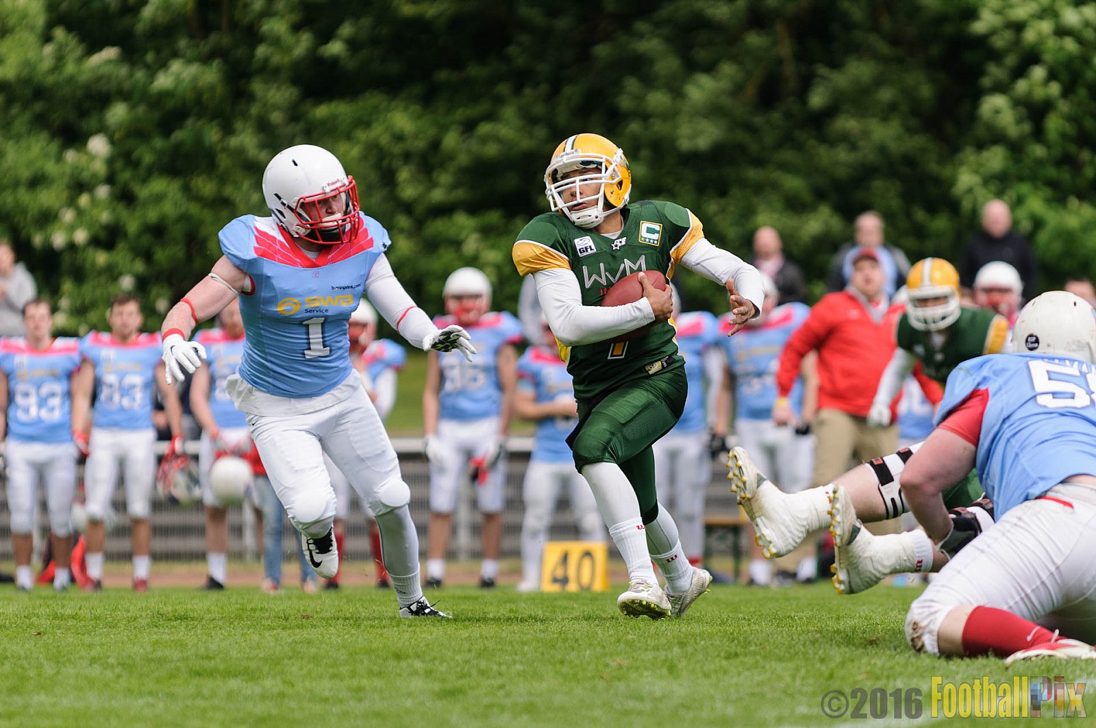 Cologne Crocodiles vs. Bonn Gamecocks - 15.05.2016 GFL2: Cologne Crocodiles vs. Bonn Gamecocks (6:0)