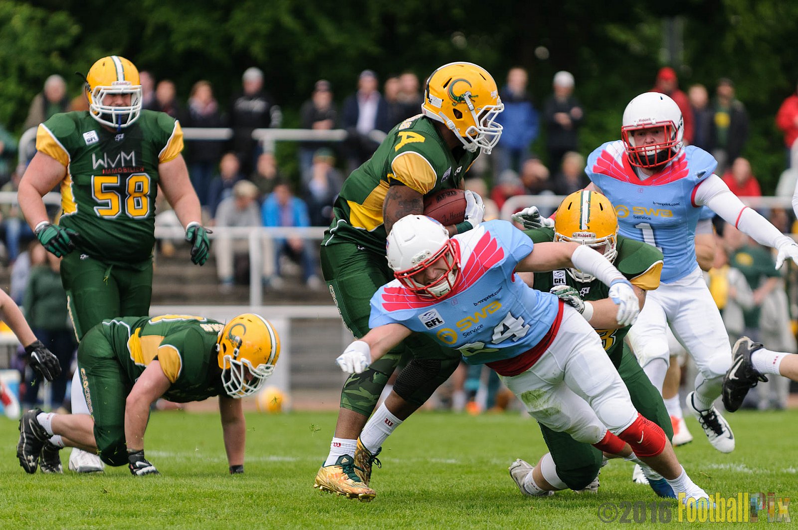Cologne Crocodiles vs. Bonn Gamecocks - 15.05.2016 GFL2: Cologne Crocodiles vs. Bonn Gamecocks (6:0)