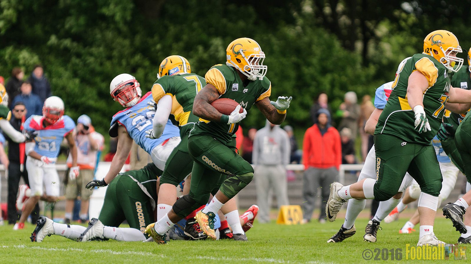 Cologne Crocodiles vs. Bonn Gamecocks - 15.05.2016 GFL2: Cologne Crocodiles vs. Bonn Gamecocks (6:0)