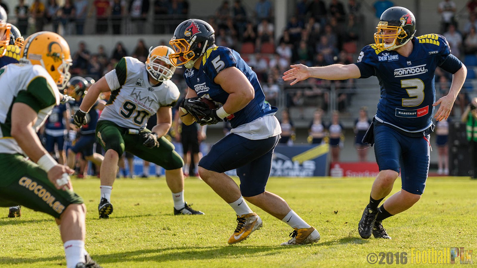 Essen Assindia Cardinals vs. Cologne Crocodiles - 21.05.2016 GFL2: Essen Assindia Cardinals vs. Cologne Crocodiles (0:17)