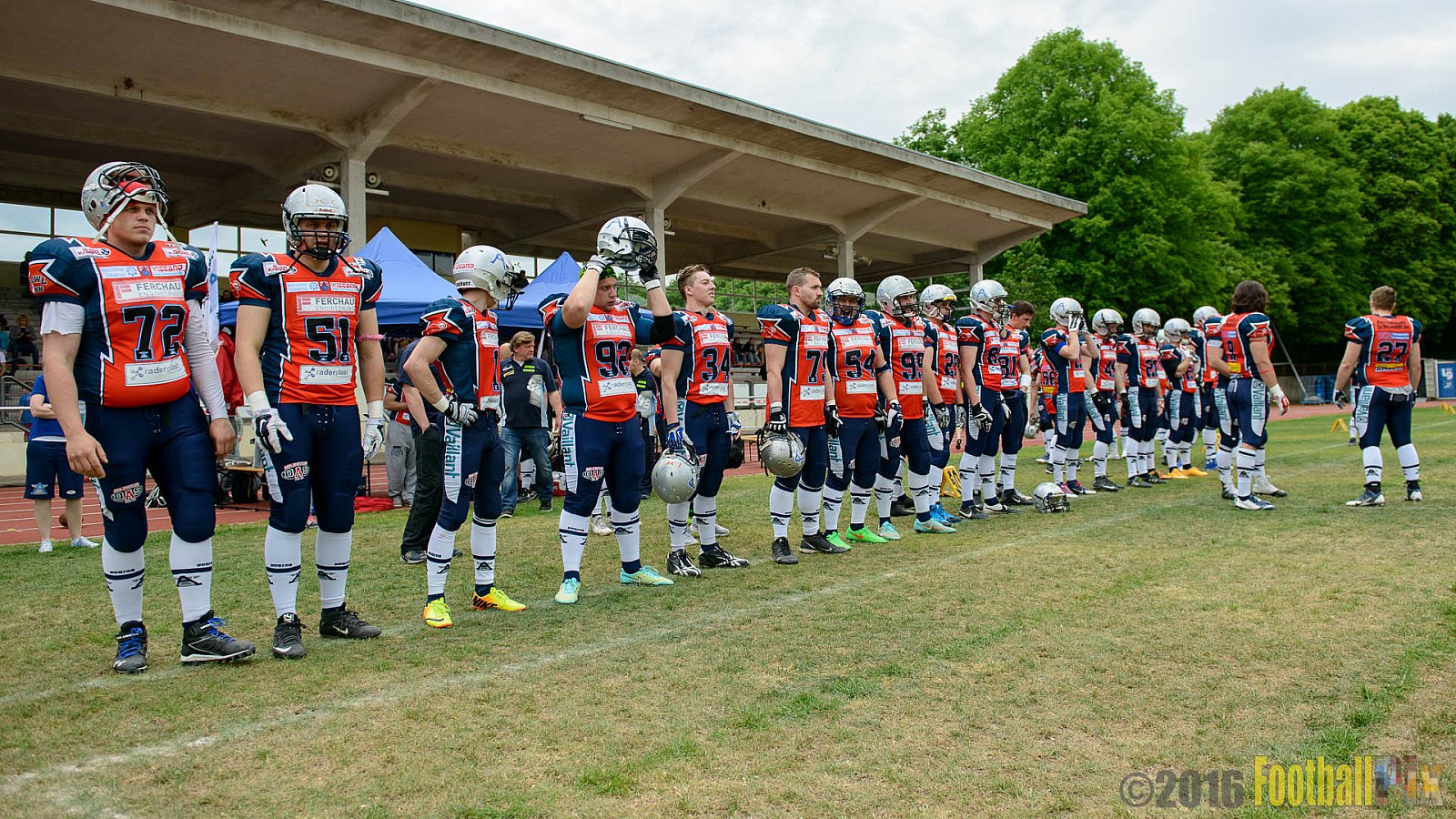 Remscheid Amboss vs. Solingen Paladins - 22.05.2016 RL NRW: Remscheid Amboss vs. Solingen Paladins (28:29)