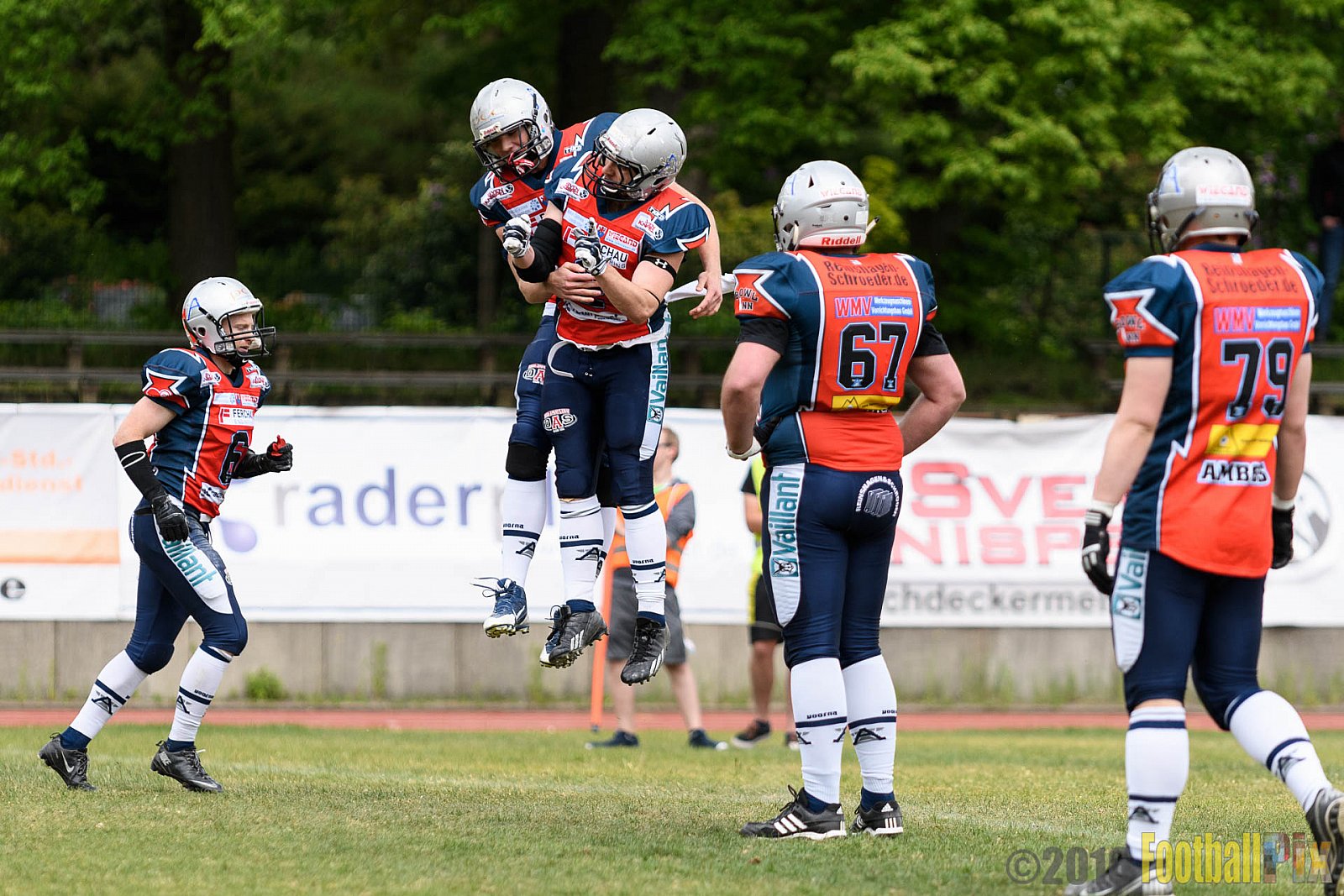 Remscheid Amboss vs. Solingen Paladins - 22.05.2016 RL NRW: Remscheid Amboss vs. Solingen Paladins (28:29)