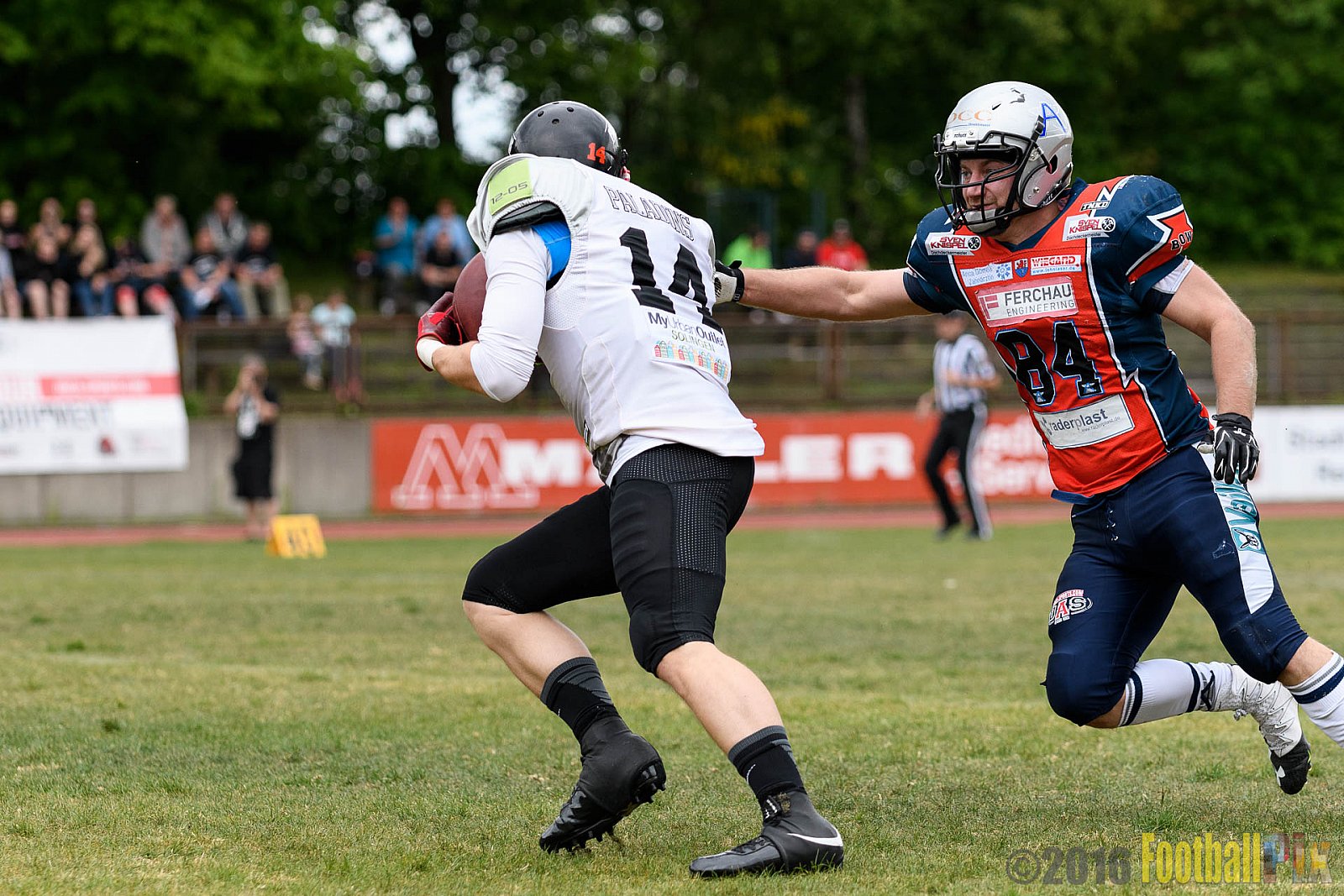 Remscheid Amboss vs. Solingen Paladins - 22.05.2016 RL NRW: Remscheid Amboss vs. Solingen Paladins (28:29)