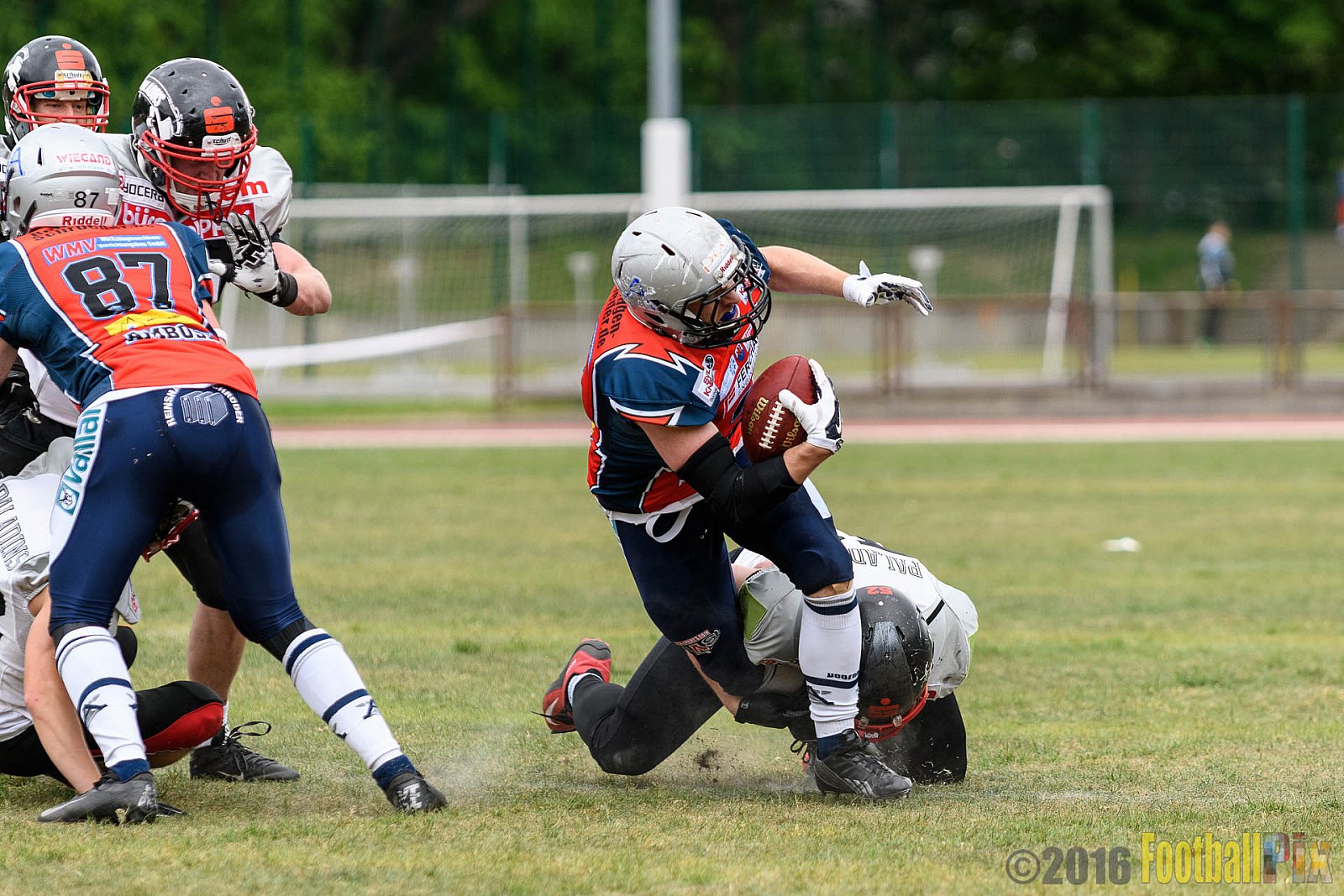 Remscheid Amboss vs. Solingen Paladins - 22.05.2016 RL NRW: Remscheid Amboss vs. Solingen Paladins (28:29)
