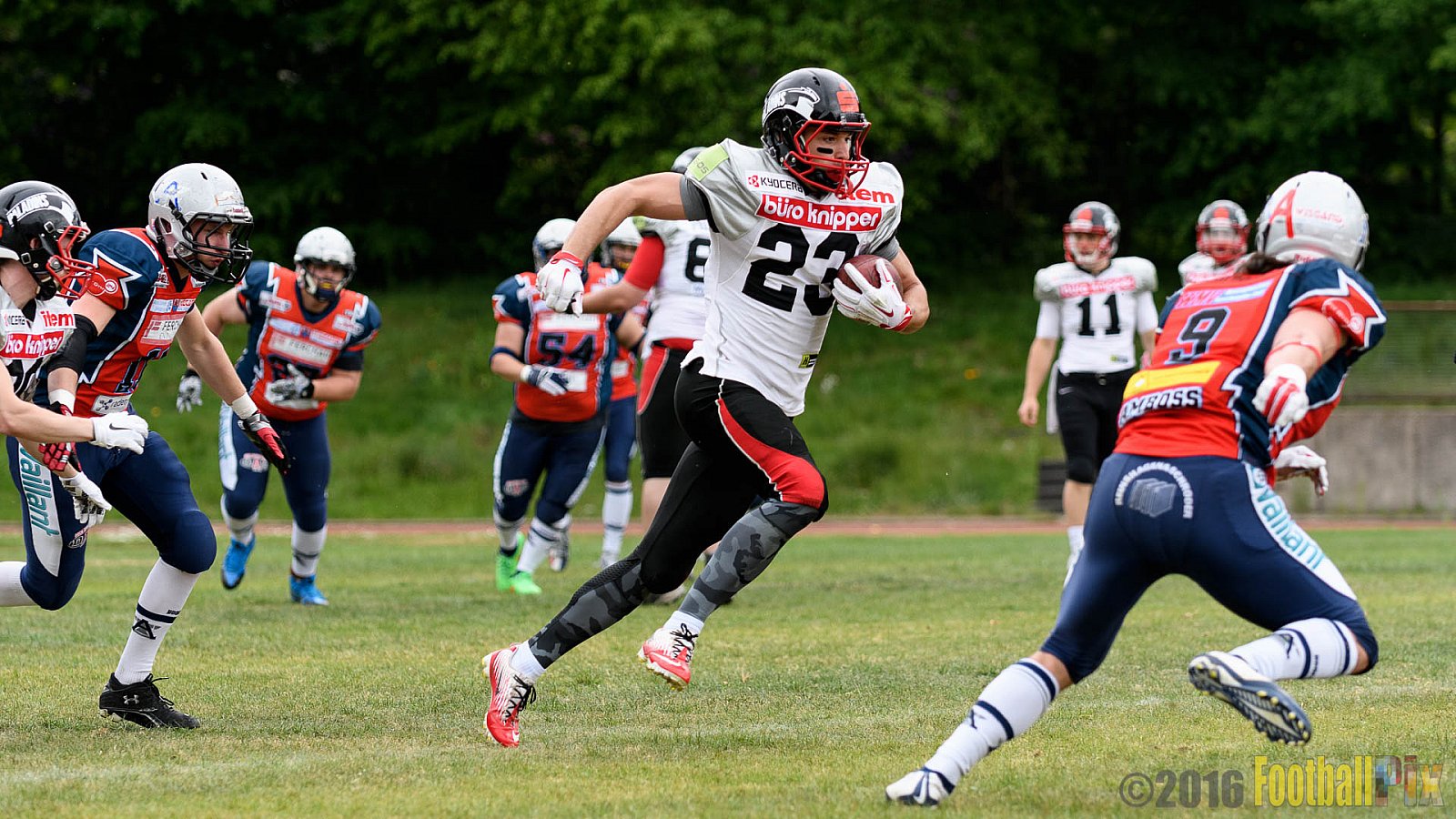 Remscheid Amboss vs. Solingen Paladins - 22.05.2016 RL NRW: Remscheid Amboss vs. Solingen Paladins (28:29)