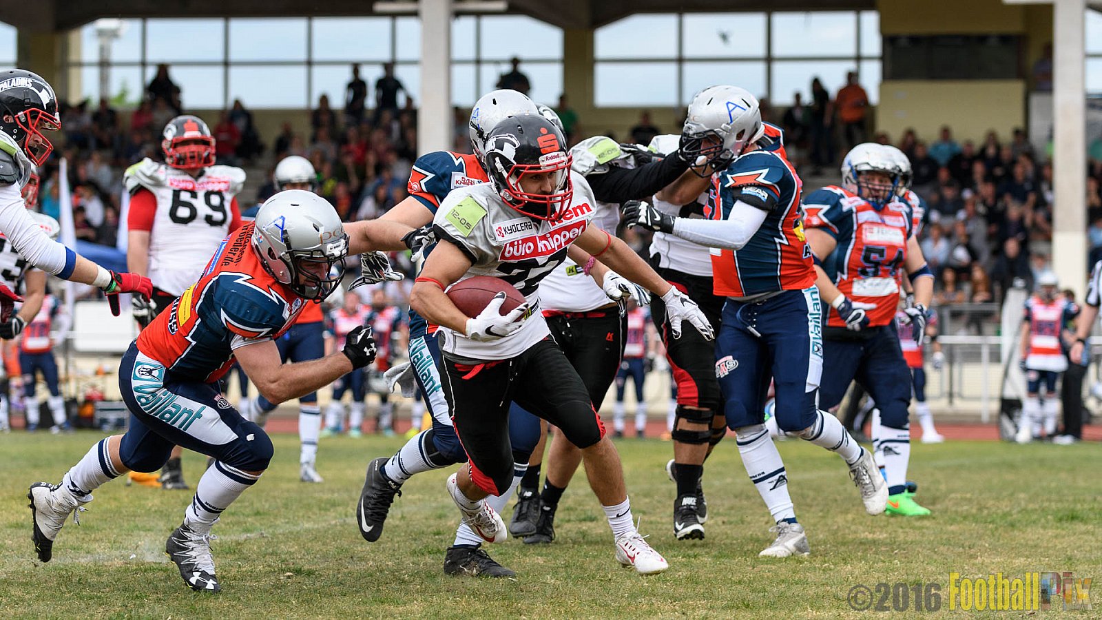 Remscheid Amboss vs. Solingen Paladins - 22.05.2016 RL NRW: Remscheid Amboss vs. Solingen Paladins (28:29)