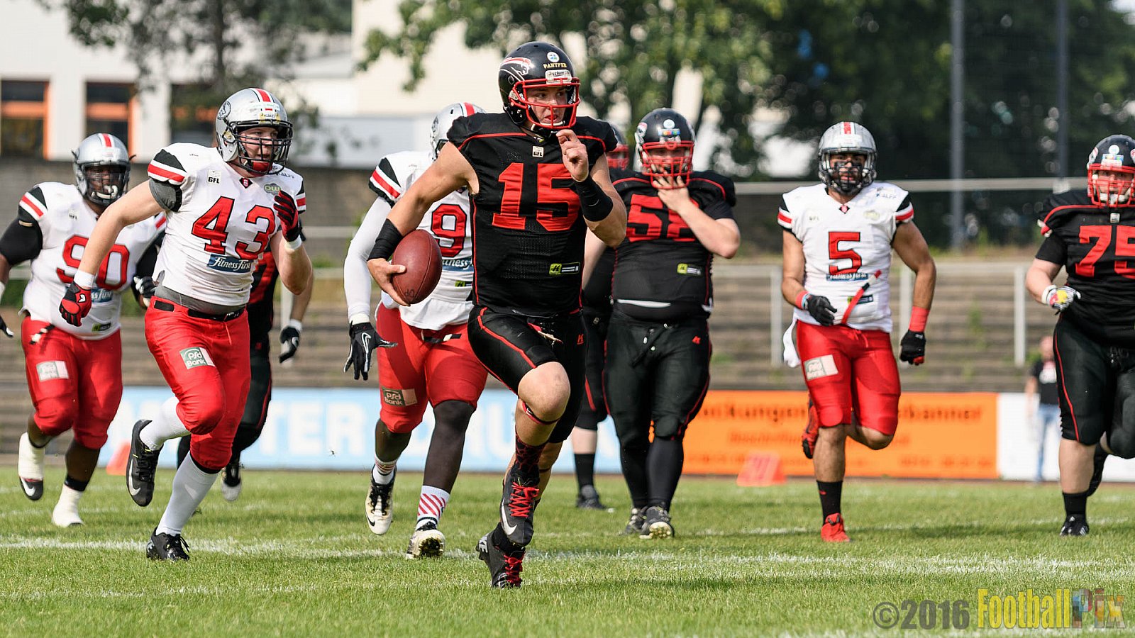 Düsseldorf Panther vs. Hamburg Huskies - 04.06.2016 GFL Nord: Düsseldorf Panther vs. Hamburg Huskies (20:31)
