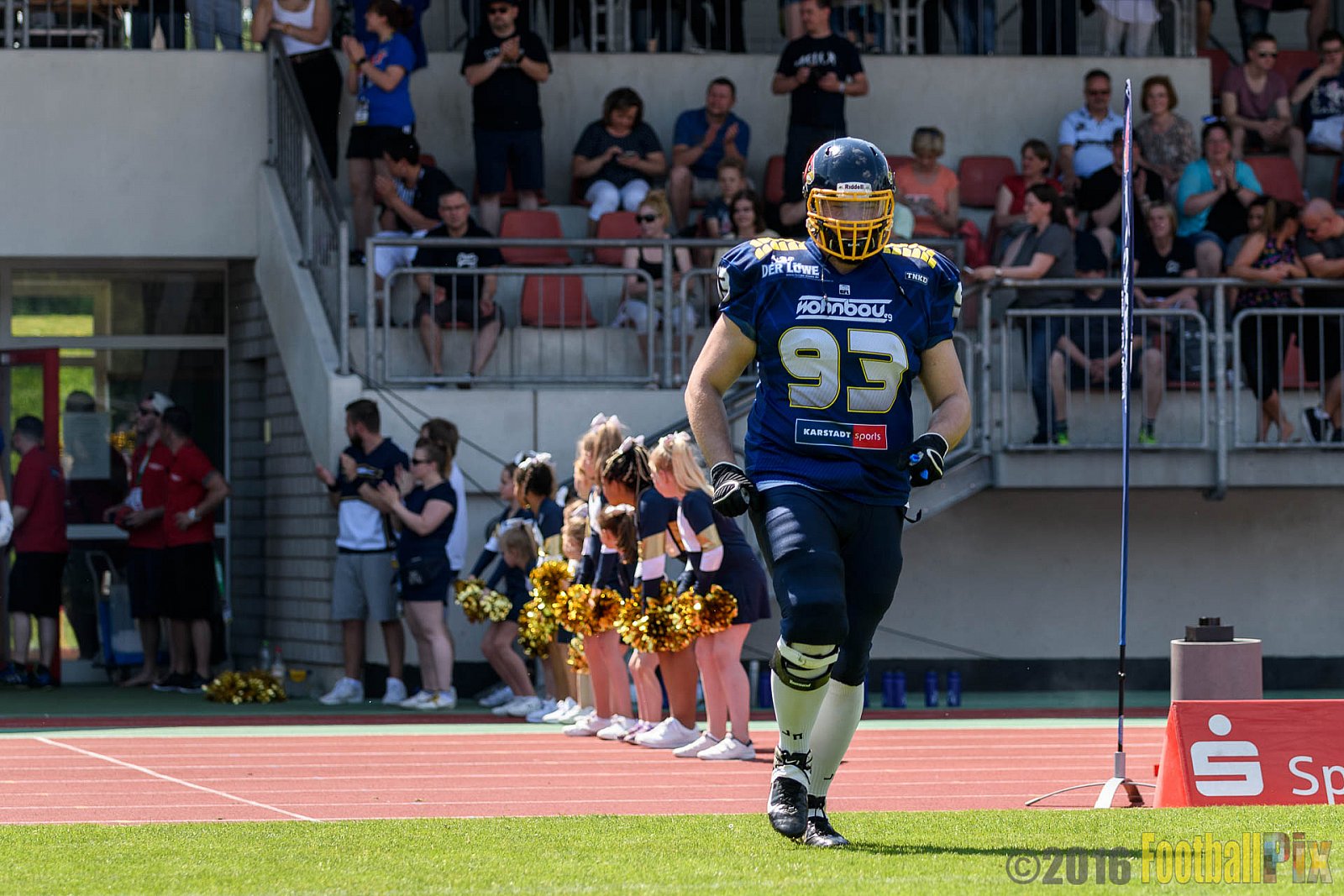Essen Assindia Cardinals vs. Lübeck Cougars - 05.06.2016 GFL2: Essen Assindia Cardinals vs. Lübeck Cougars (16:35)