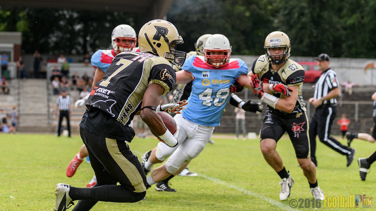  Bonn Gamecocks vs. Paderborn Dolphins - 11.06.2016 GFL2: Bonn Gamecocks vs. Paderborn Dolphins (37:40)