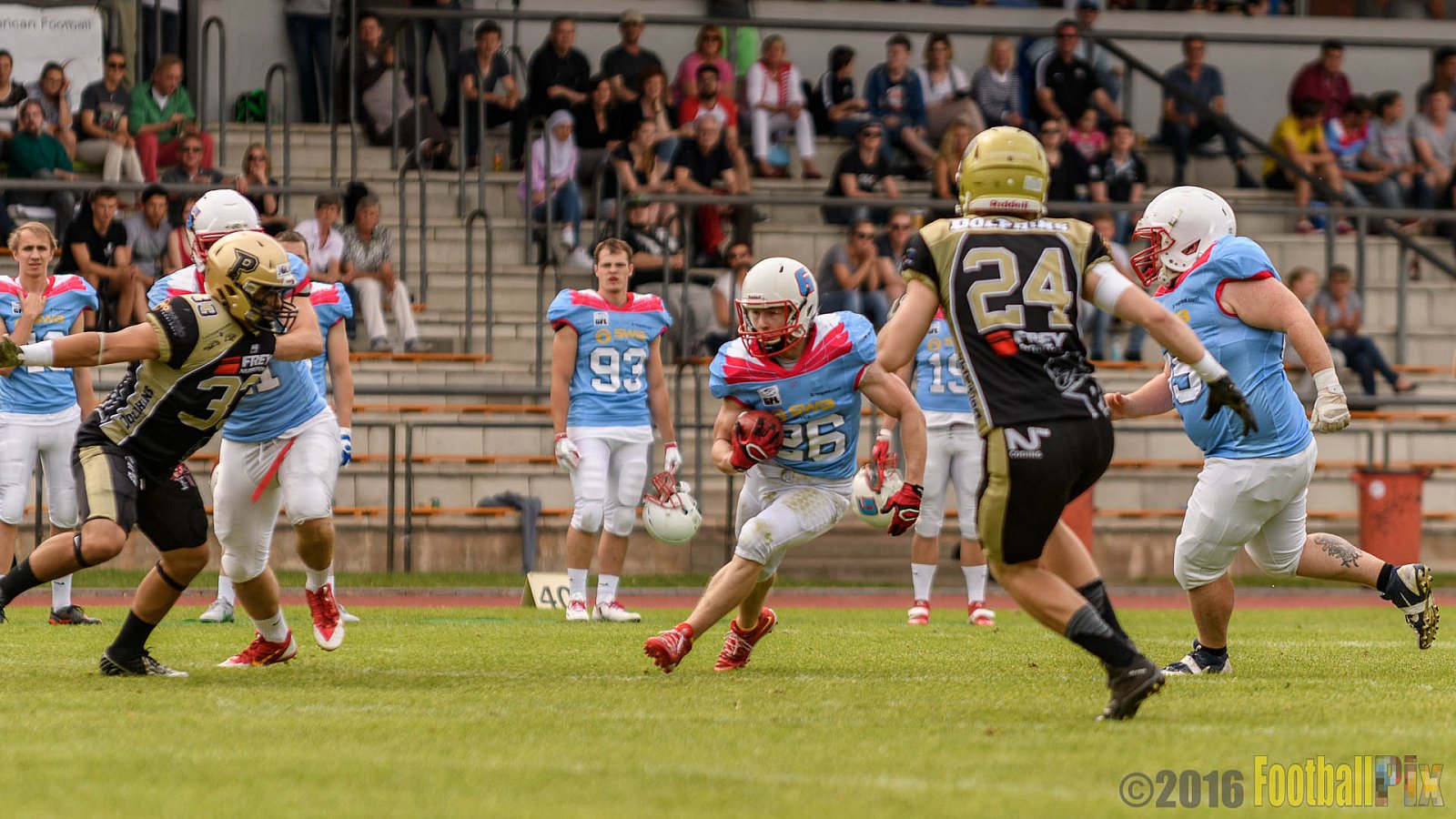  Bonn Gamecocks vs. Paderborn Dolphins - 11.06.2016 GFL2: Bonn Gamecocks vs. Paderborn Dolphins (37:40)