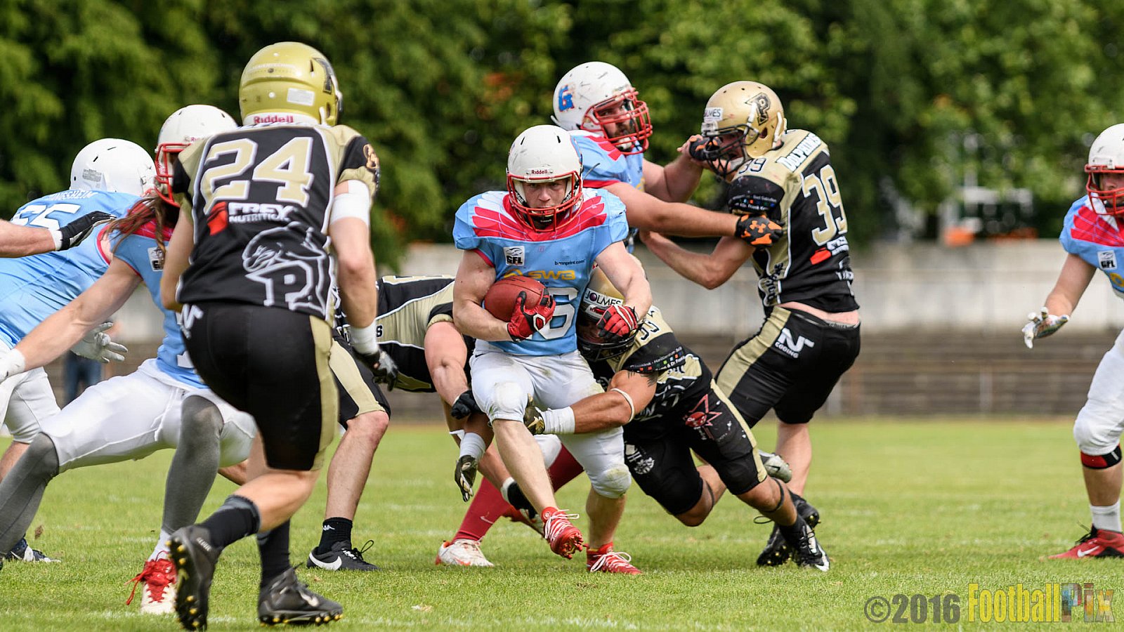  Bonn Gamecocks vs. Paderborn Dolphins - 11.06.2016 GFL2: Bonn Gamecocks vs. Paderborn Dolphins (37:40)