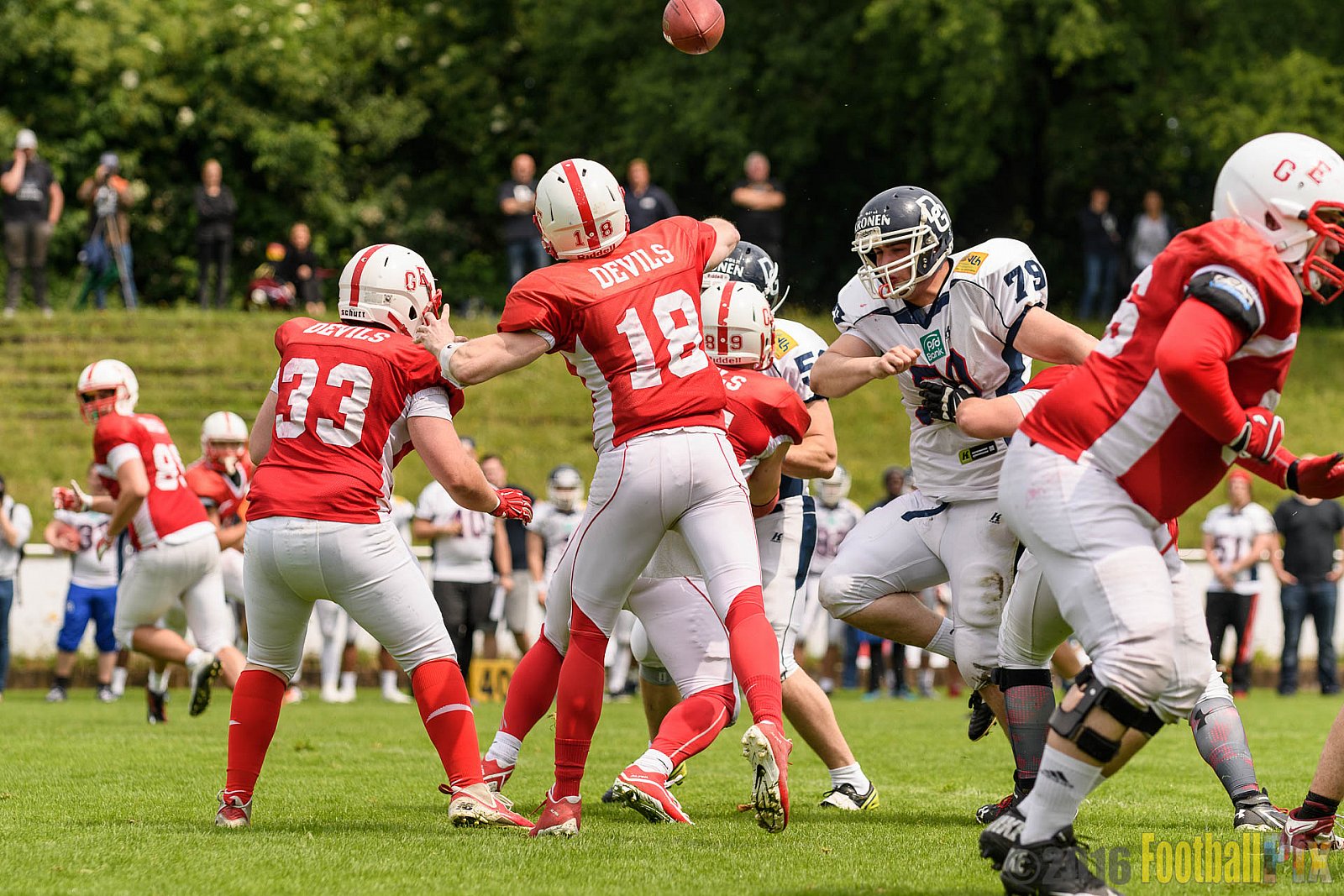 Gelsenkirchen Devils vs. Dortmund Giants - 18.06.2016 OL NRW: Gelsenkirchen Devils vs. Dortmund Giants (7:10)