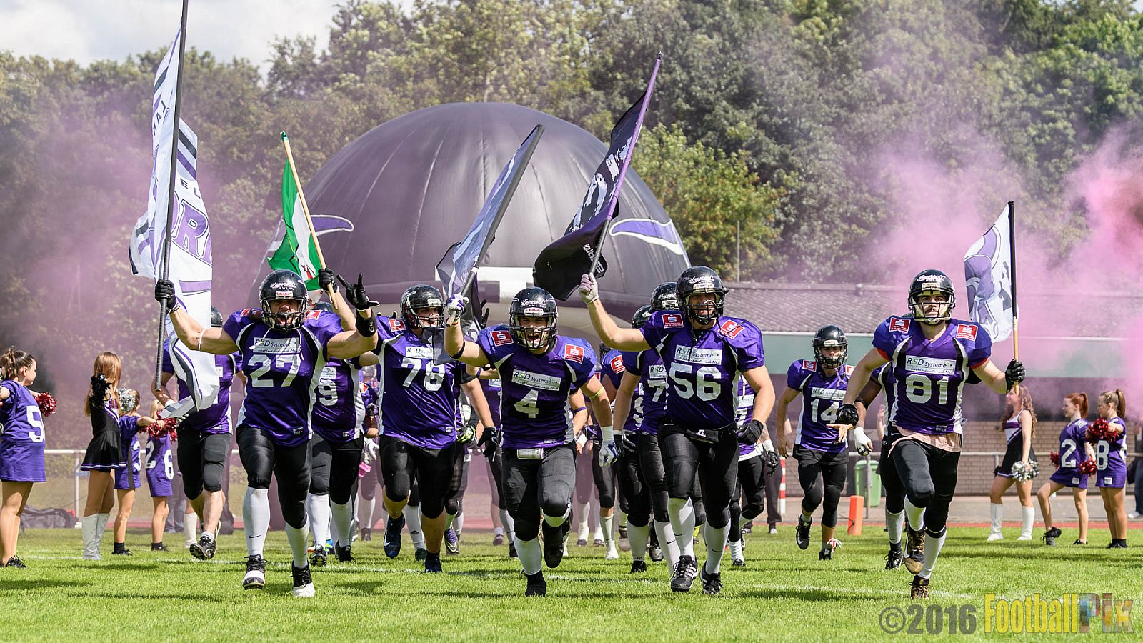 Langenfeld Longhorns vs. Aachen Vampires - 26.06.2016 RL NRW: Langenfeld Longhorns vs. Aachen Vampires (39:7)