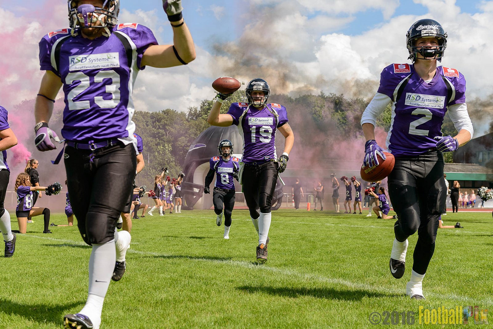 Langenfeld Longhorns vs. Aachen Vampires - 26.06.2016 RL NRW: Langenfeld Longhorns vs. Aachen Vampires (39:7)